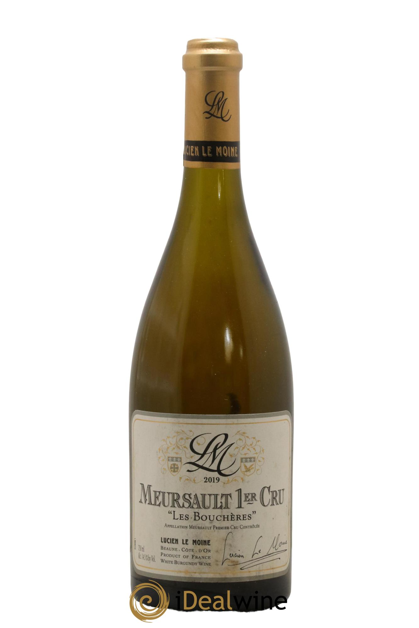 Meursault 1er Cru Bouchères Lucien Le Moine 2019 - Lot de 1 bouteille - 0