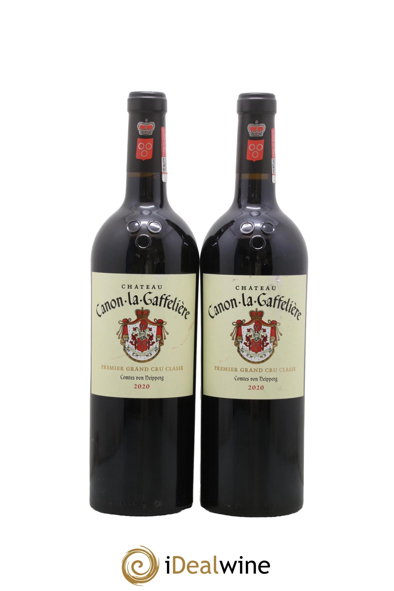 Château Canon la Gaffelière 1er Grand Cru Classé B 2020 - Lotto di 2 bottiglie - 0