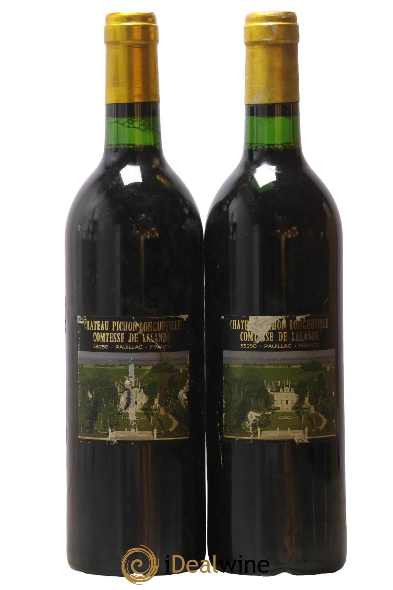 Château Pichon Longueville Comtesse de Lalande 2ème Grand Cru Classé 1989 - Posten von 2 Flaschen - 1
