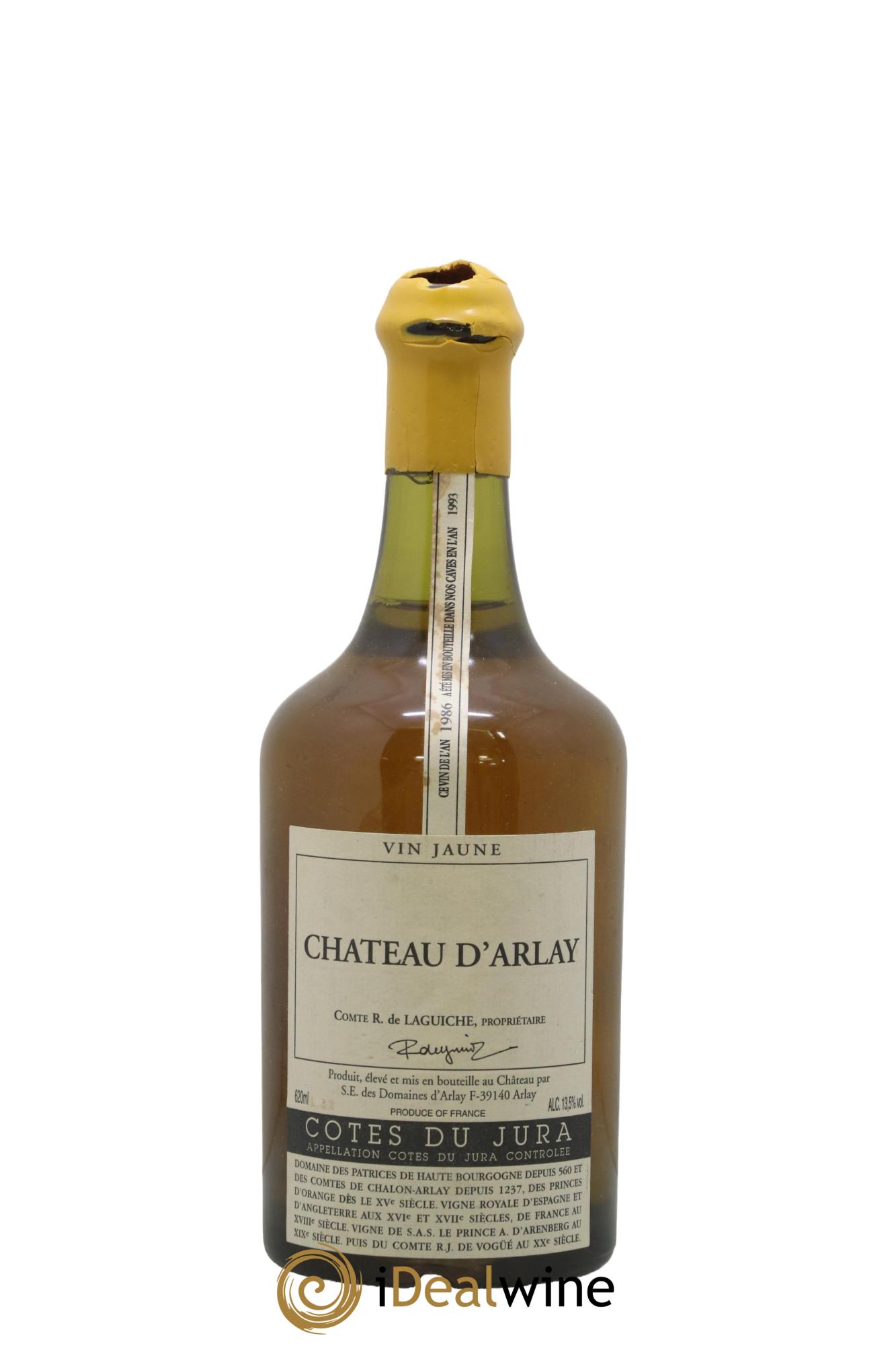 Côtes du Jura Vin jaune Château d'Arlay 1986 - Lot de 1 clavelin - 0