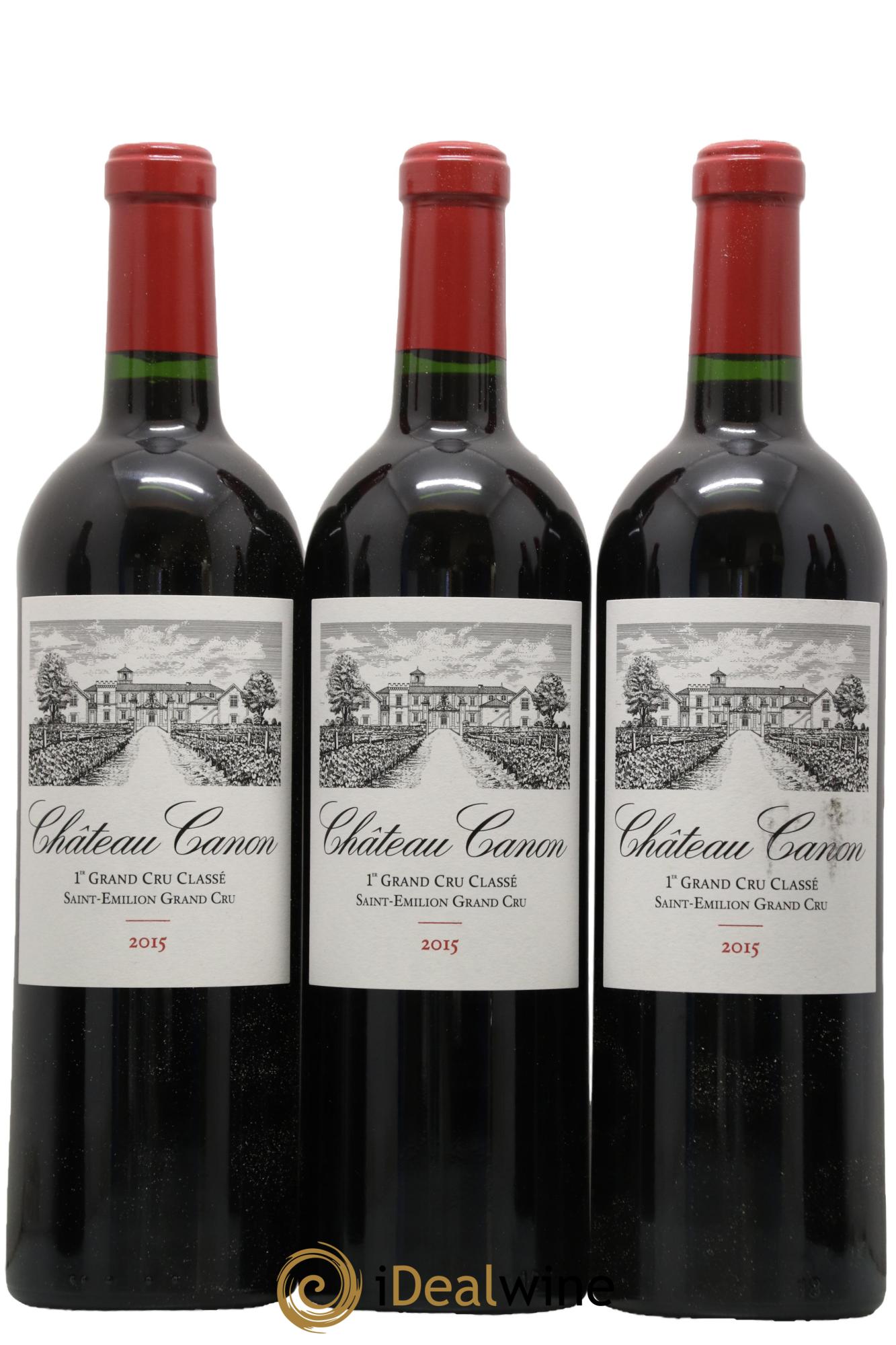 Château Canon 1er Grand Cru Classé B 2015 - Lot of 12 bottles - 5