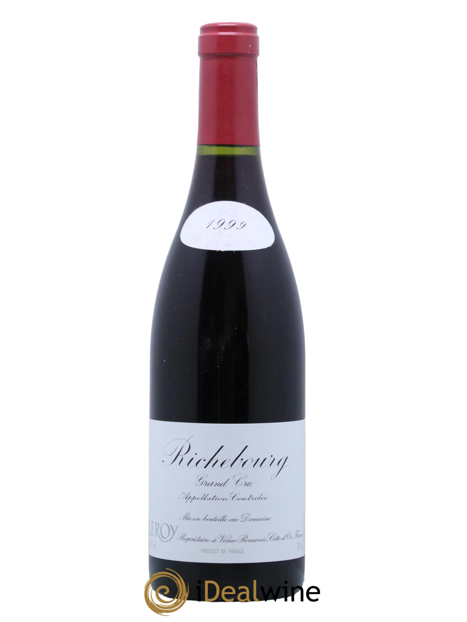 Richebourg Grand Cru Leroy (Domaine) 1999 - Lot de 1 bouteille - 0