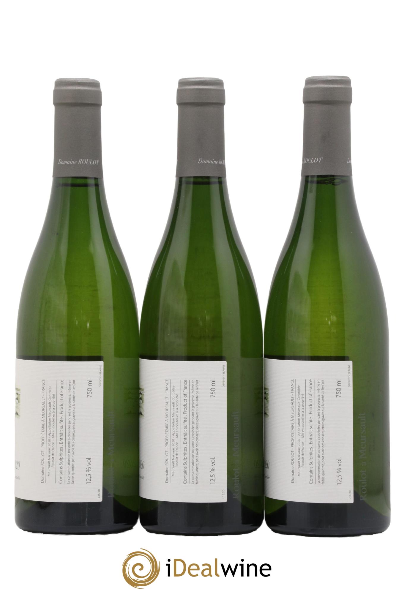 Meursault Les Narvaux Roulot (Domaine) 2020 - Lot de 3 bouteilles - 1