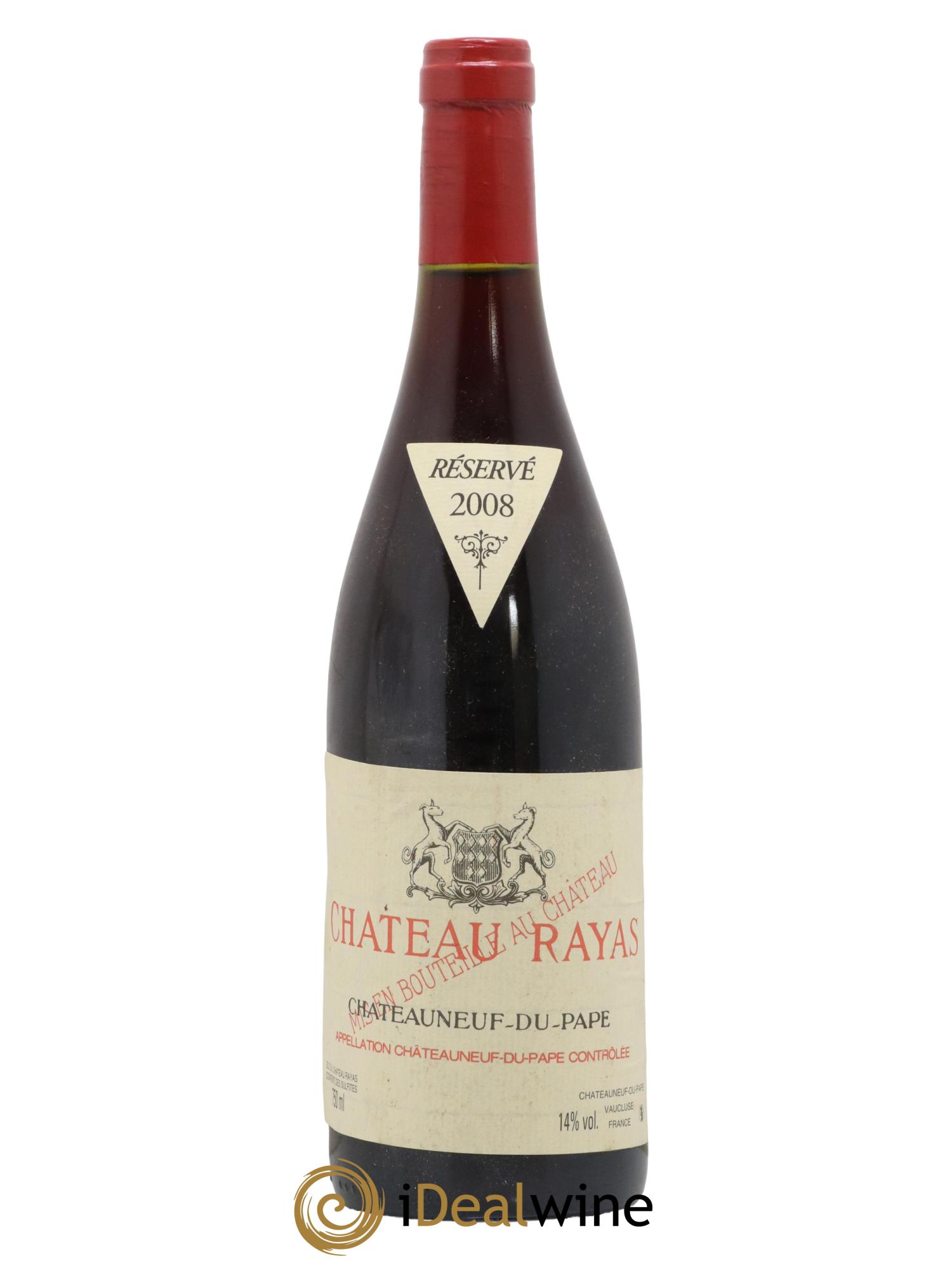 Châteauneuf-du-Pape Château Rayas Emmanuel Reynaud 2008 - Lot de 1 bouteille - 0