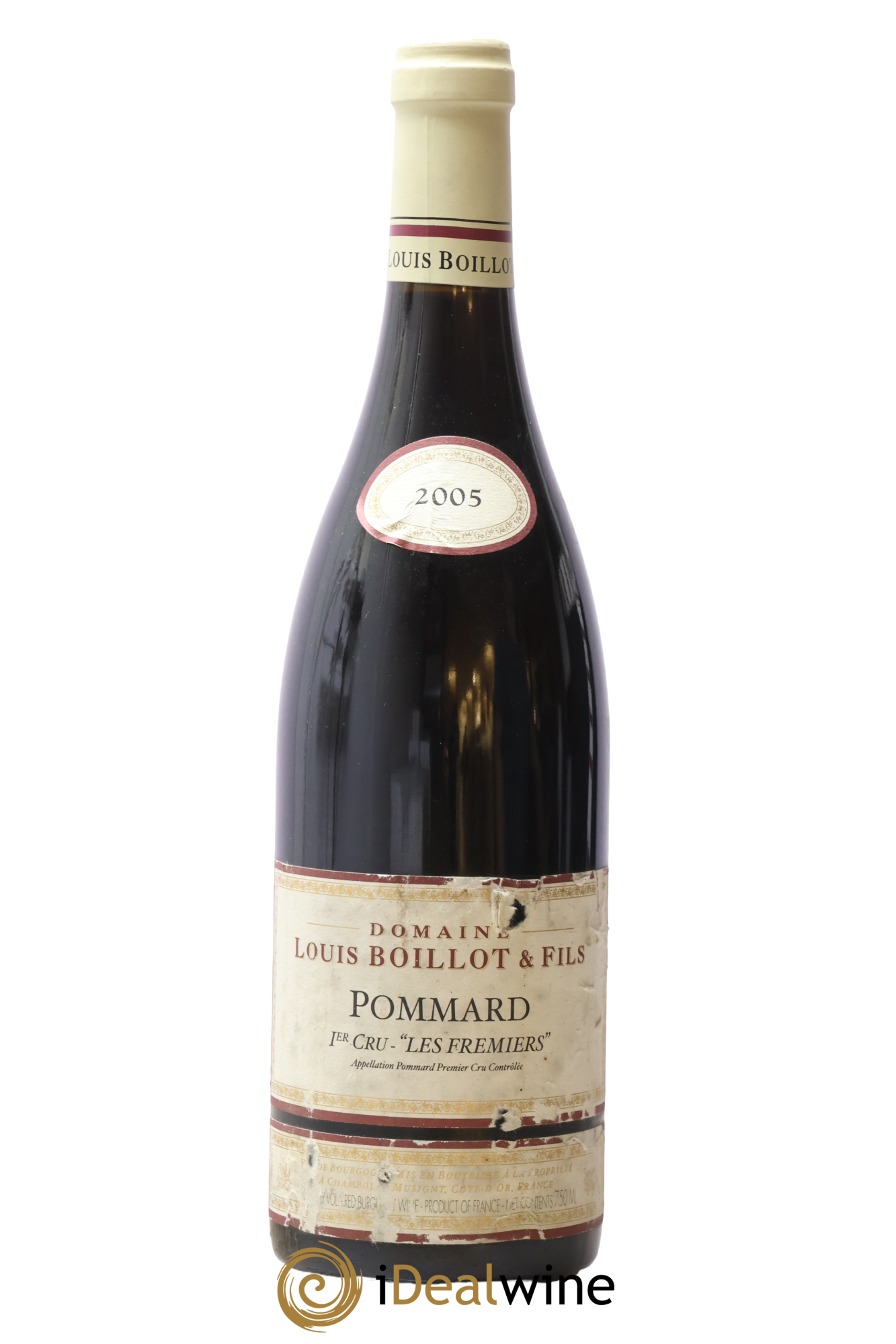 Pommard 1er Cru Les Frémiers Louis Boillot et Fils 2005 - Lot de 1 bouteille - 0