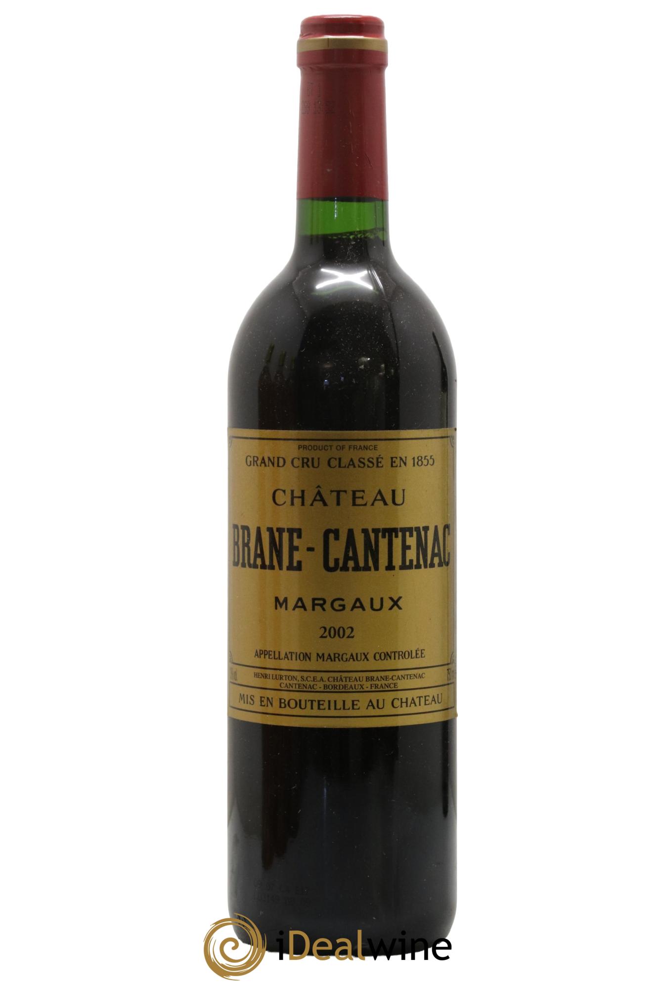 Château Brane Cantenac 2ème Grand Cru Classé 2002 - Lot de 1 bouteille - 0
