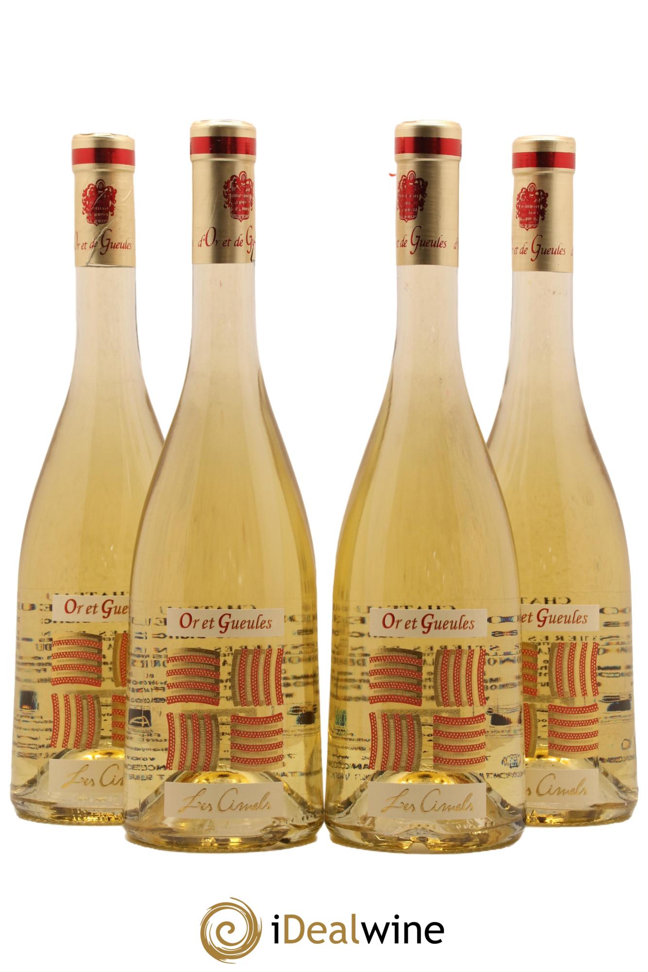 Costières de Nîmes Les Cimels Chateau d Or et de Gueules 2021 - Lot de 4 bouteilles - 0