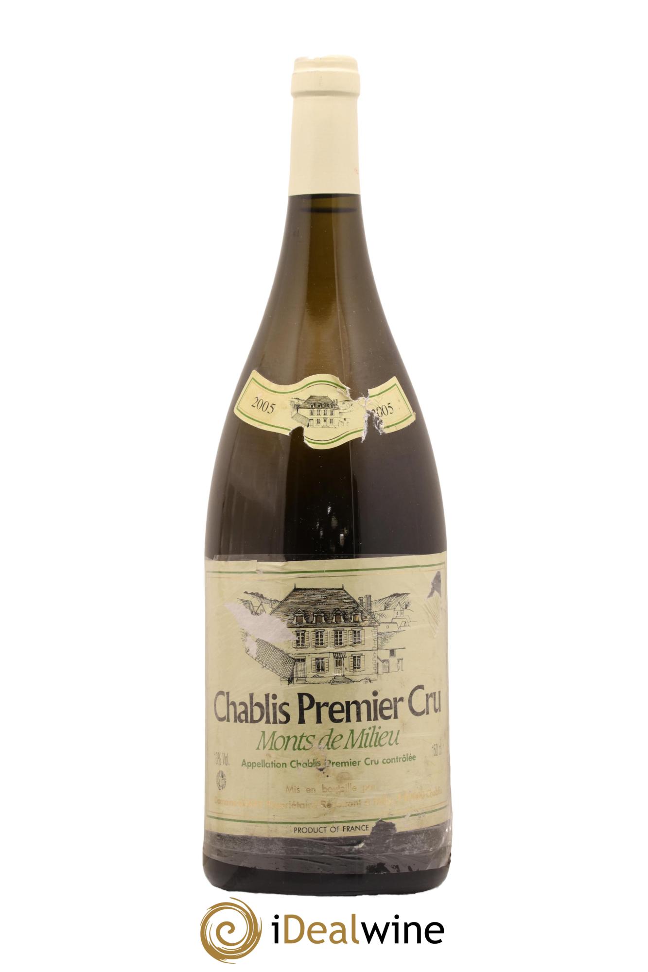 Chablis 1er Cru Mont De Milieu Domaine Barat 2005 - Lot de 1 magnum - 0