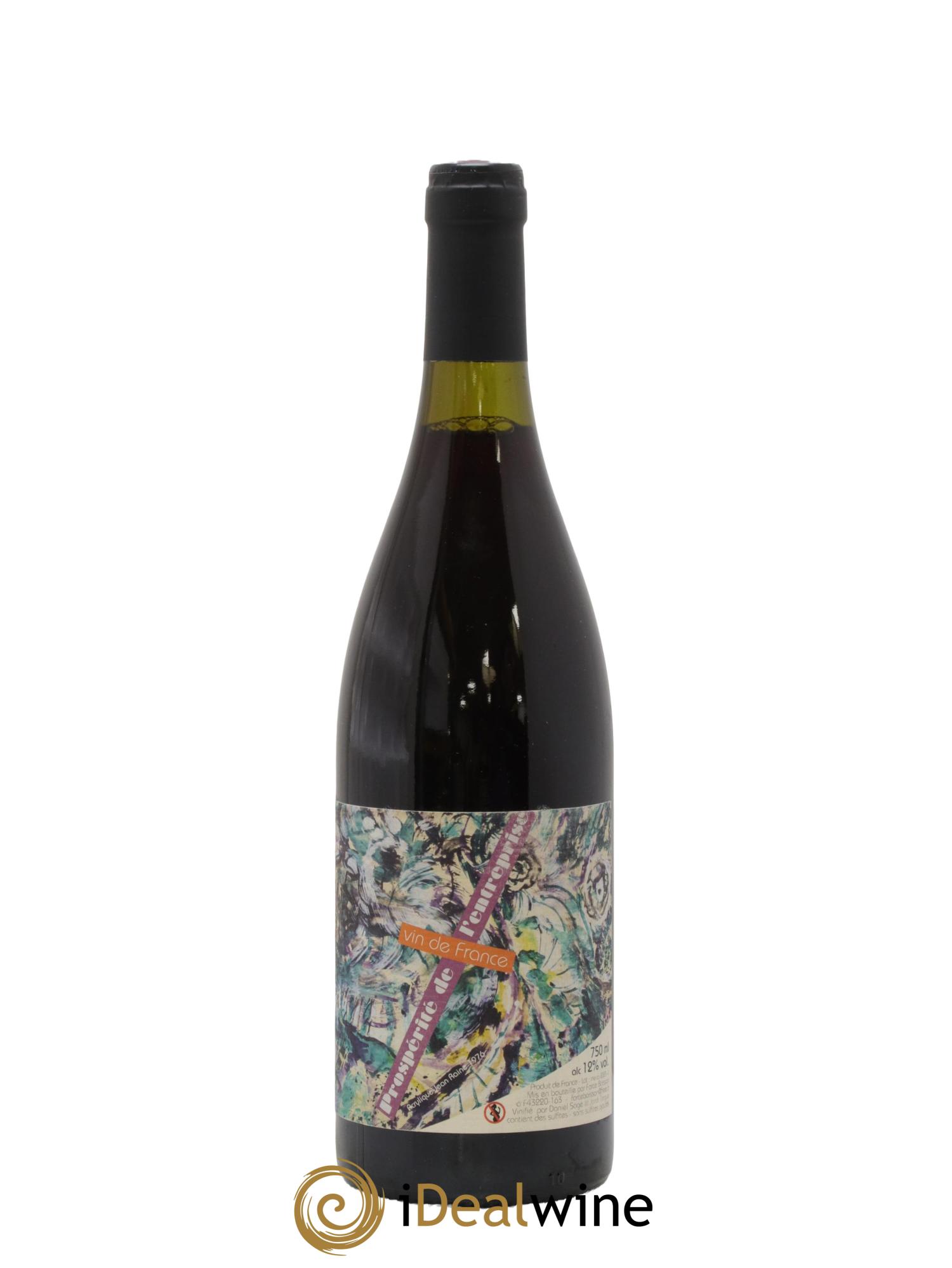 Vin de France Prospérité de l'entreprise Daniel Sage 2022 - Lot de 1 bouteille - 0