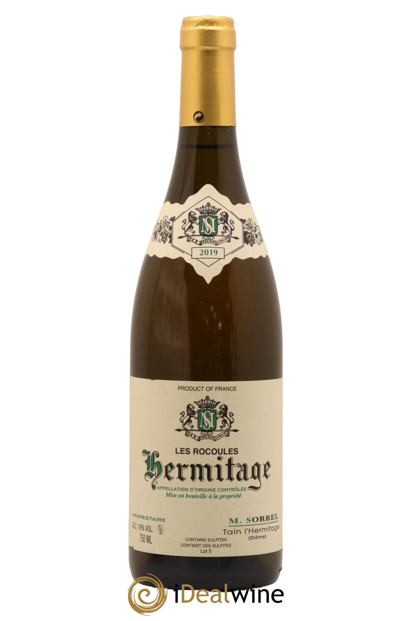 Hermitage Les Rocoules Marc Sorrel 2019 - Lot de 1 bouteille - 0