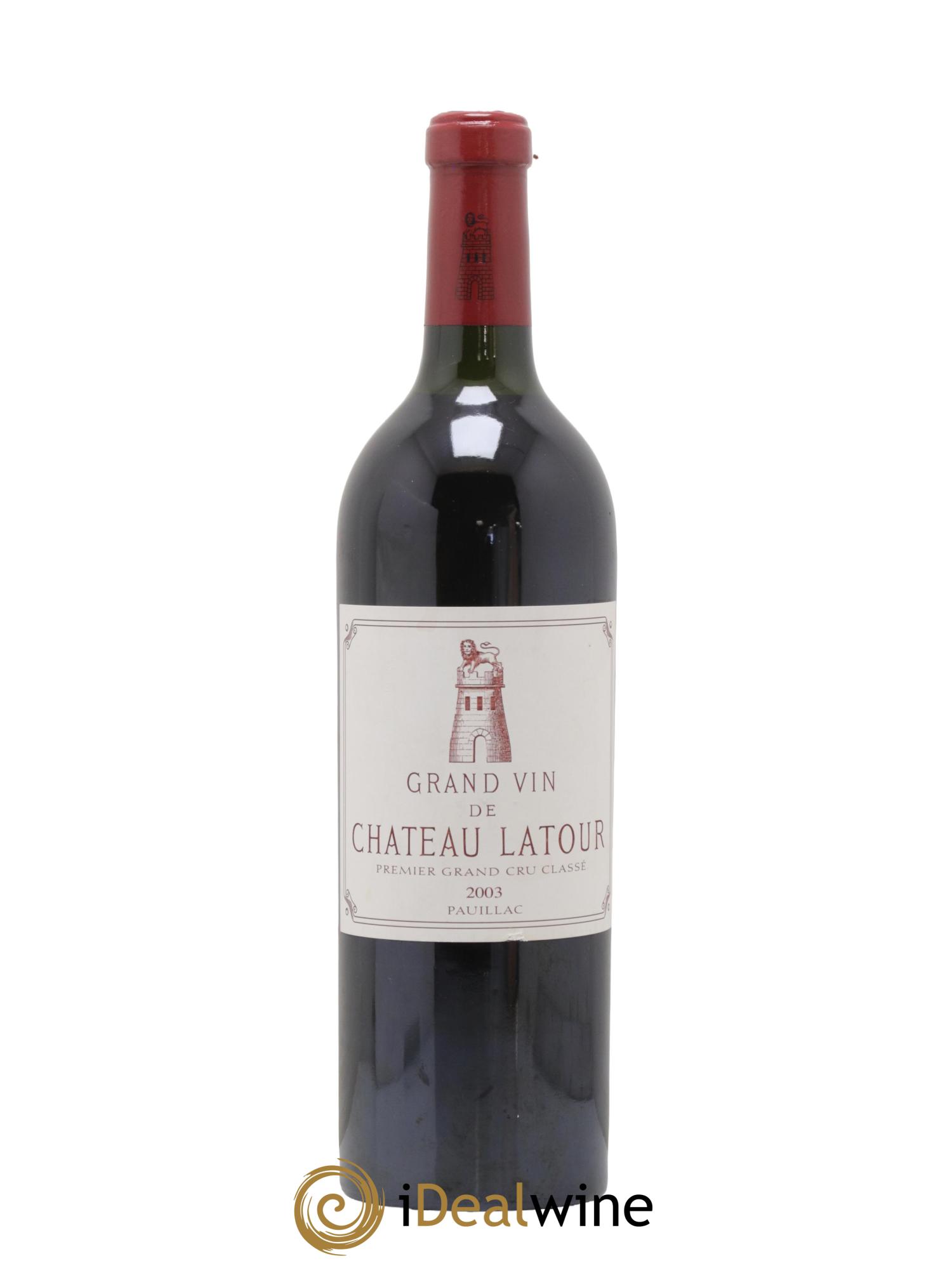 Château Latour 1er Grand Cru Classé 2003 - Lot de 1 bouteille - 0
