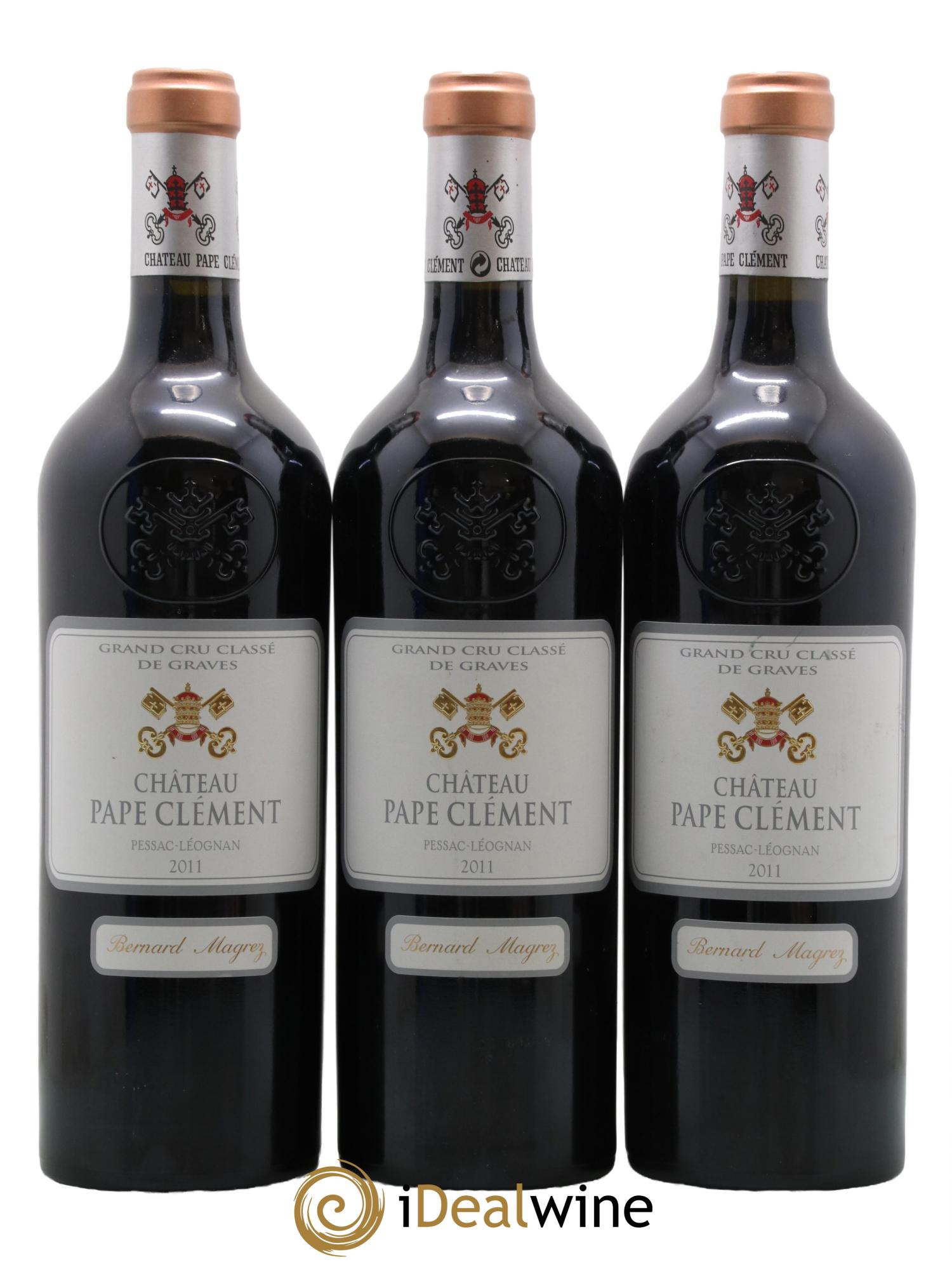 Château Pape Clément Cru Classé de Graves 2011 - Lot de 3 bouteilles - 0