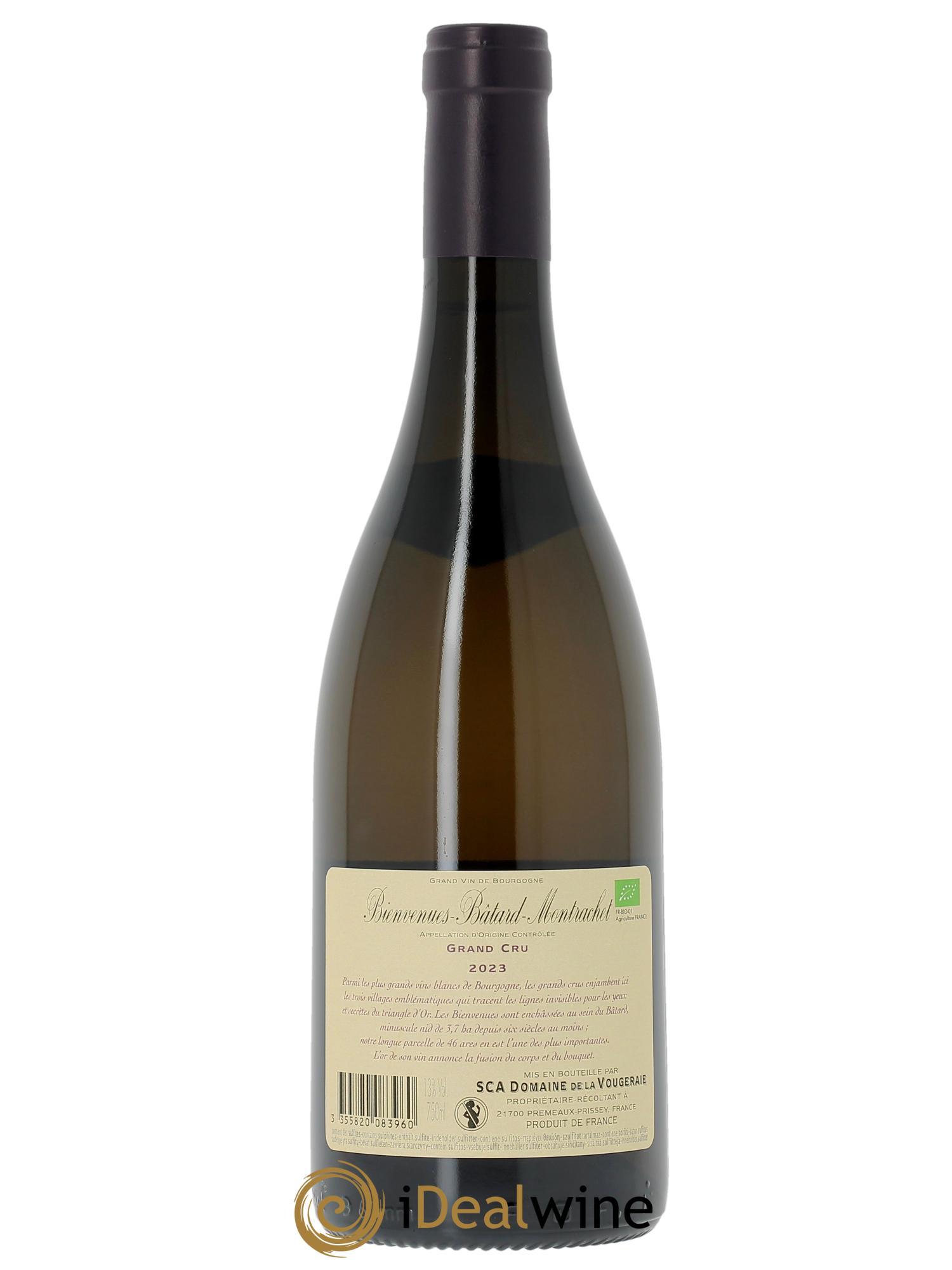 Bienvenues-Bâtard-Montrachet Grand Cru La Vougeraie  2023 - Posten von 1 Flasche - 1