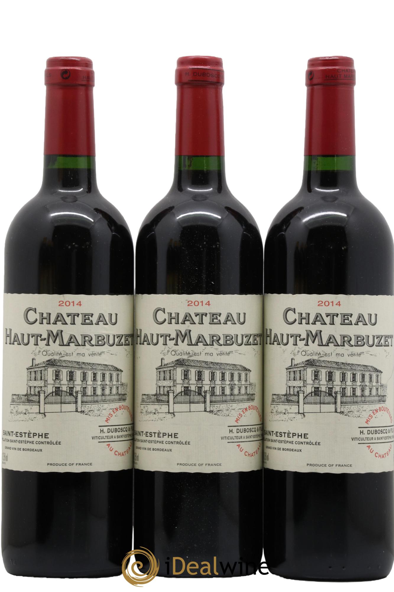 Château Haut Marbuzet 2014 - Lot de 3 bouteilles - 0