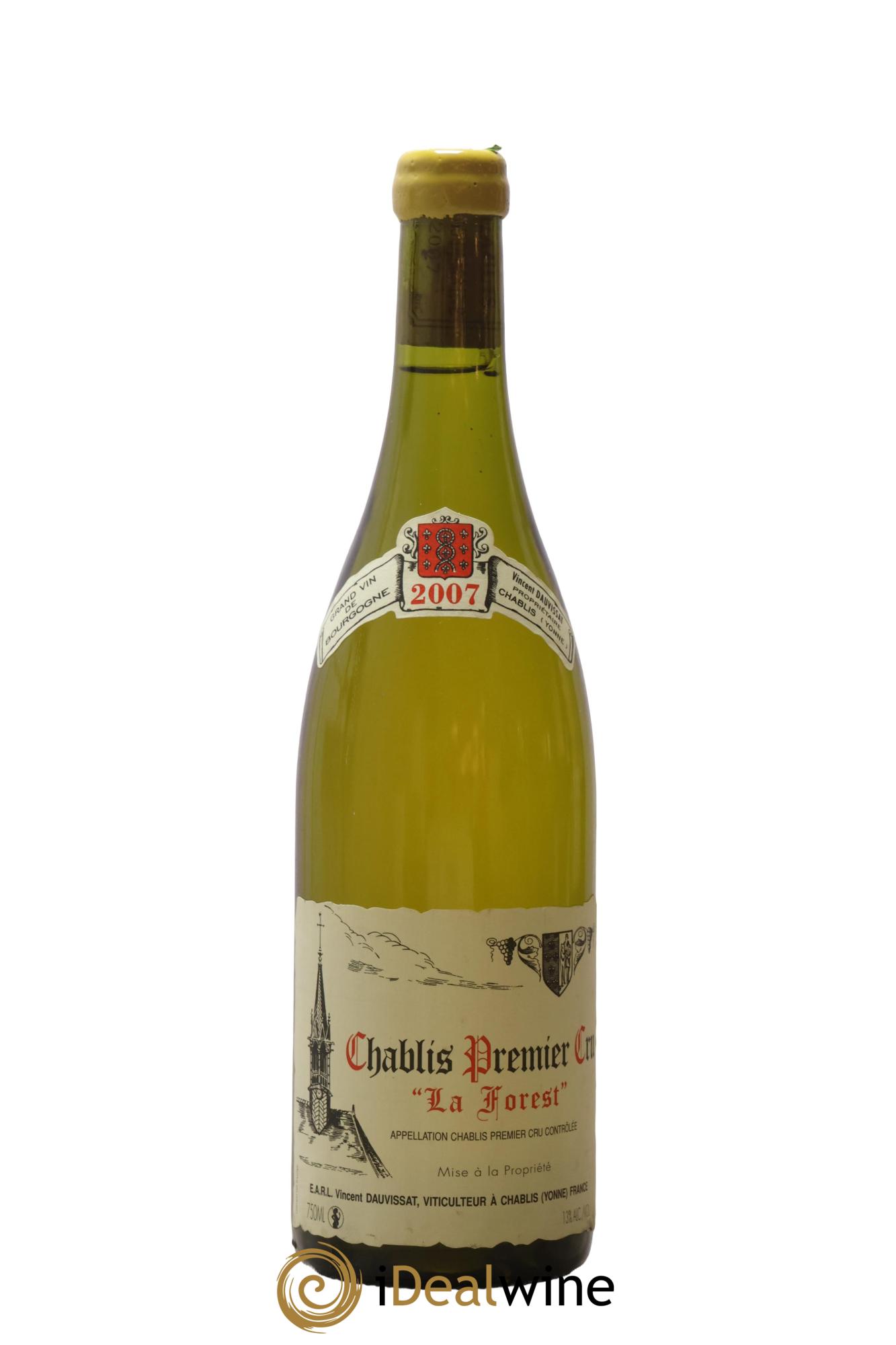 Chablis 1er Cru La Forest Vincent Dauvissat (Domaine) 2007 - Lot de 1 bouteille - 0