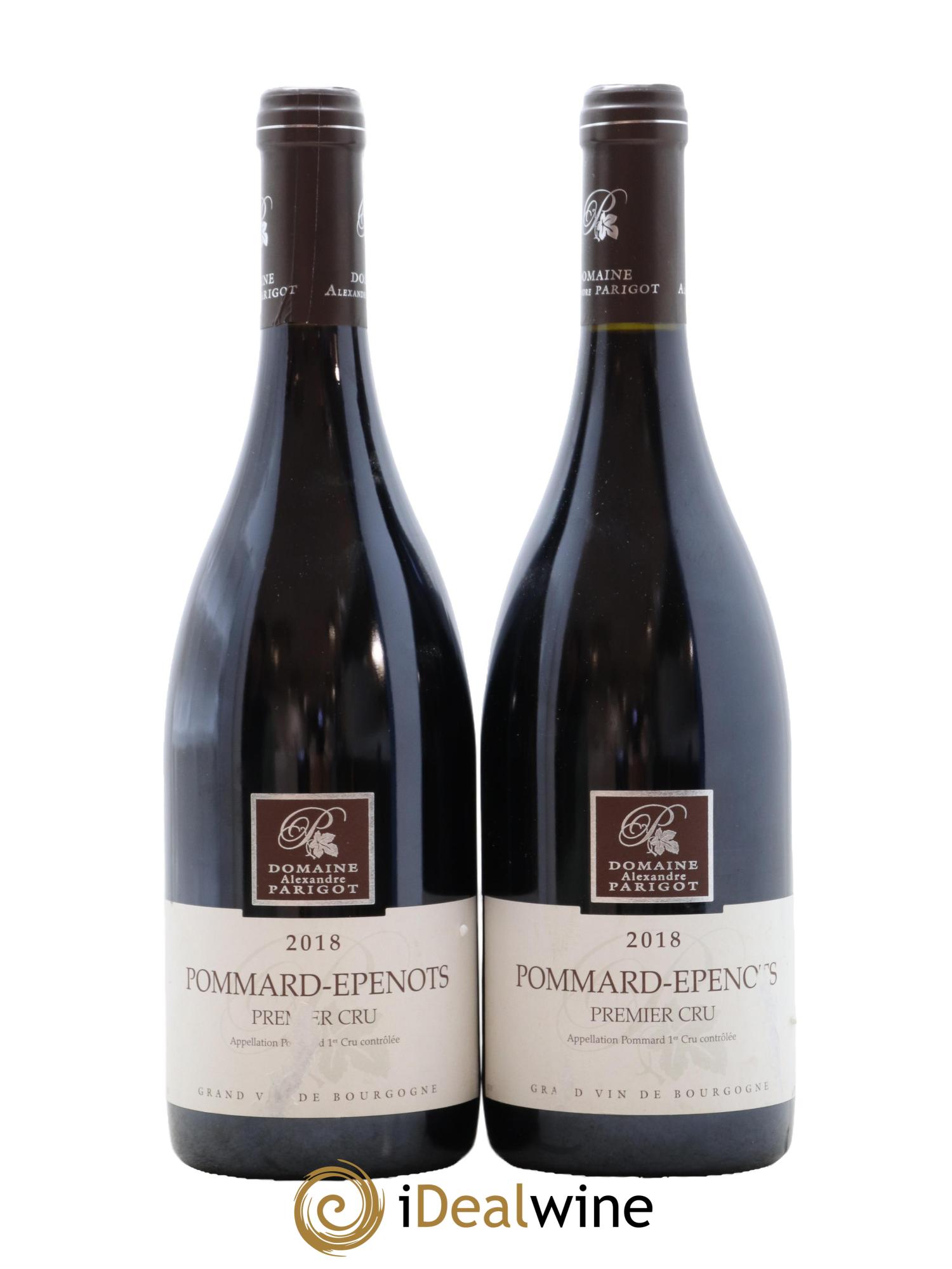 Pommard 1er Cru Epenots Parigot Père & Fils 2018 - Lot de 2 bouteilles - 0