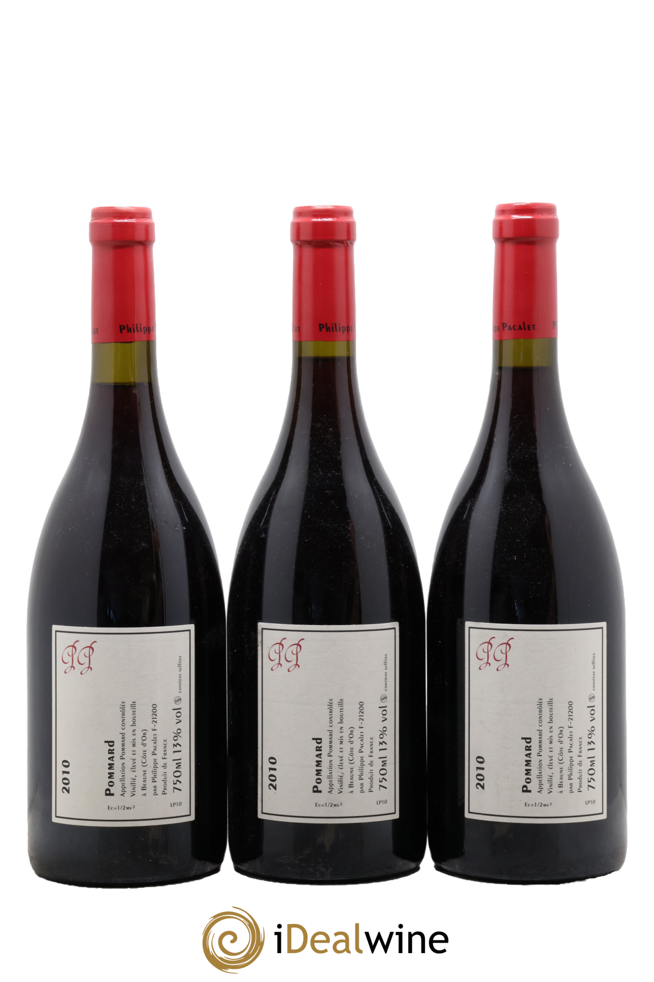 Pommard Philippe Pacalet 2010 - Lot de 3 bouteilles - 1