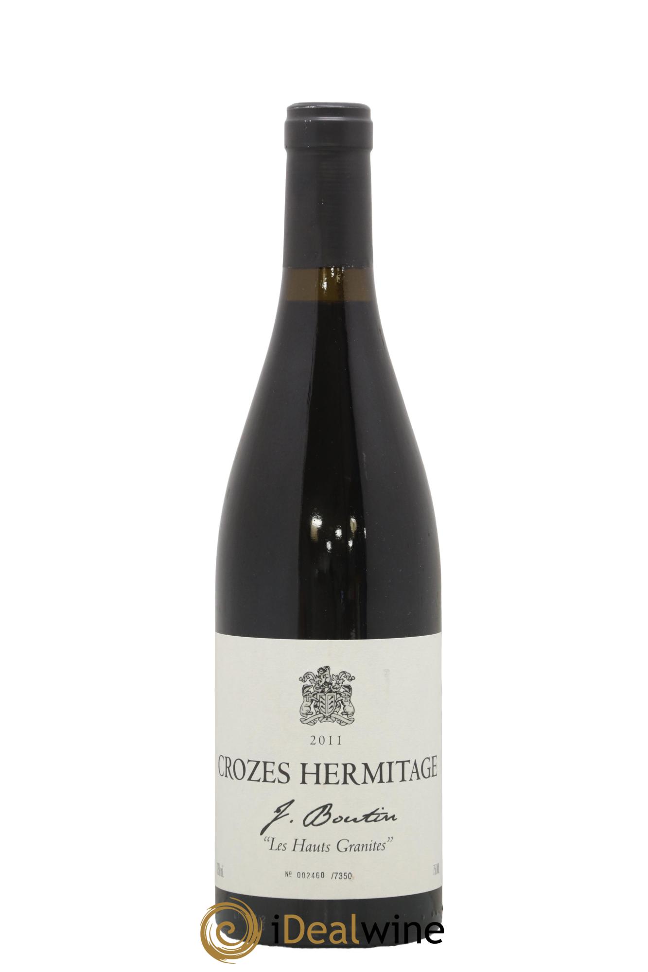Crozes-Hermitage Les Hauts Granites Domaine J Boutin 2011 - Lot de 1 bouteille - 0