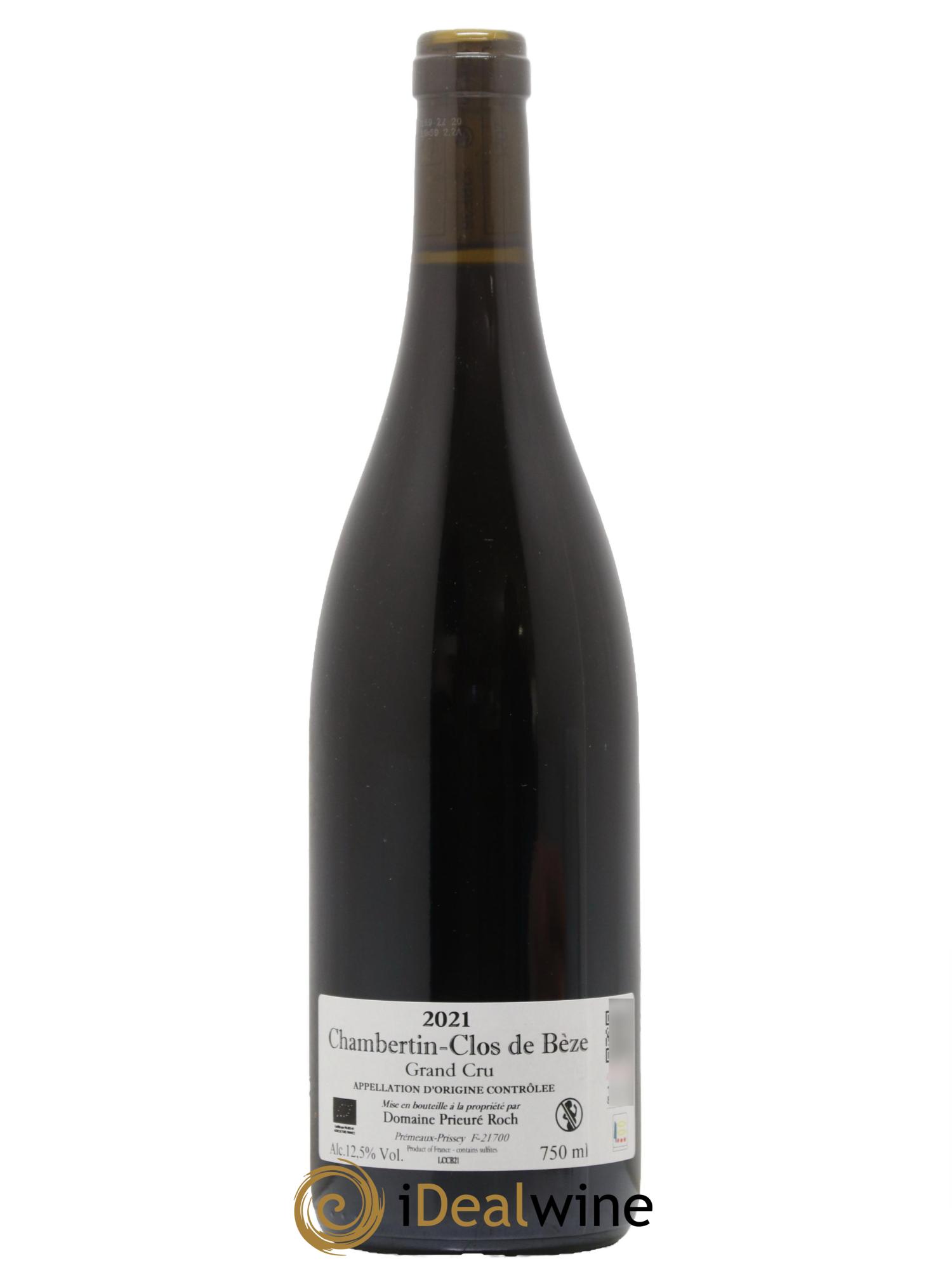 Chambertin Clos de Bèze Grand Cru Prieuré Roch 2021 - Lot de 1 bouteille - 1