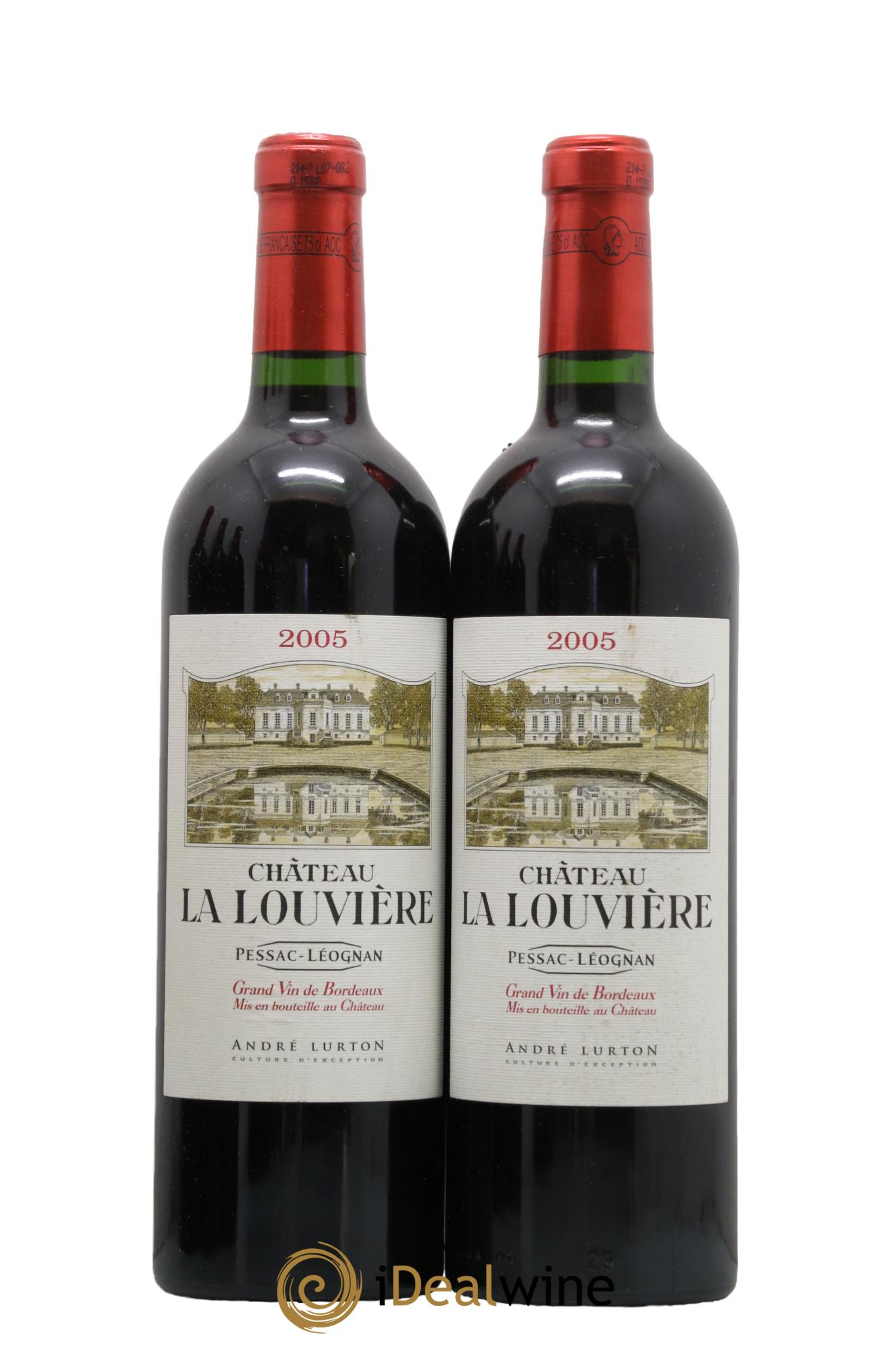 Château la Louvière 2005 - Lot de 2 bouteilles - 0