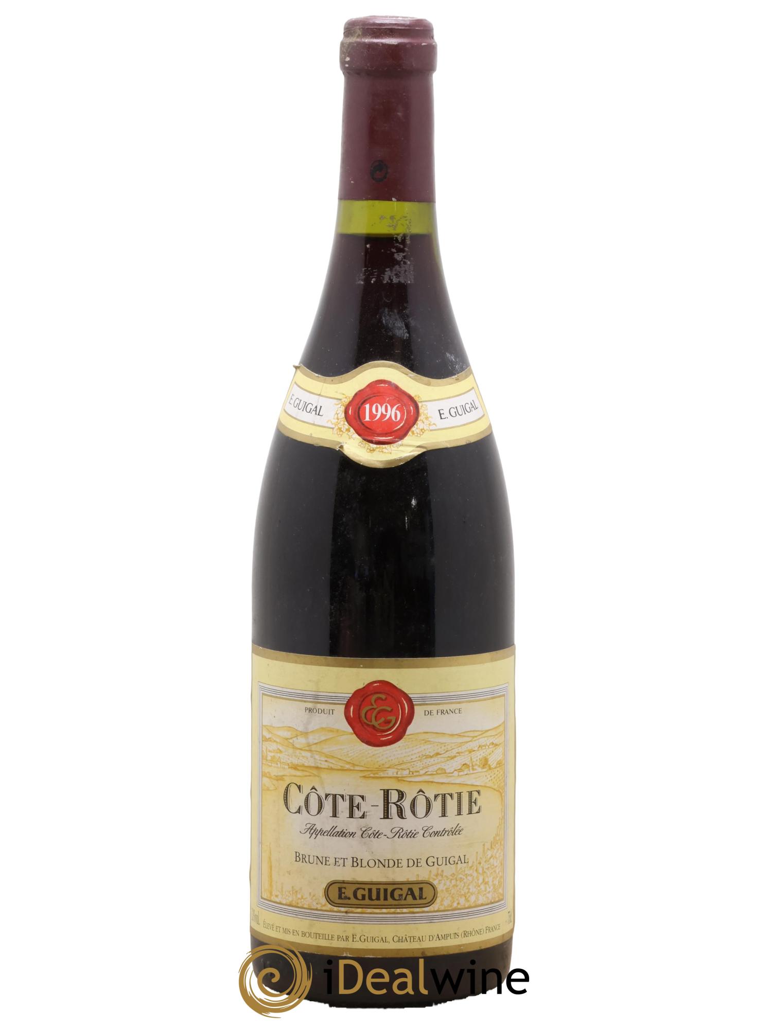 Côte-Rôtie Côtes Brune et Blonde Guigal 1996 - Posten von 1 Flasche - 0