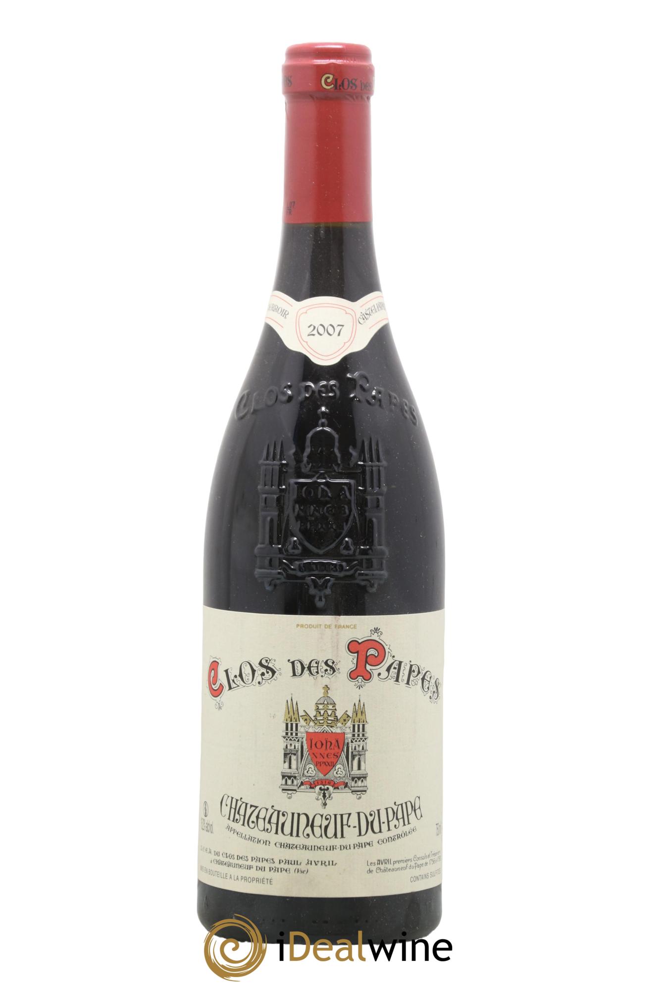 Châteauneuf-du-Pape Clos des Papes - Paul Avril 2007 - Lotto di 1 bottiglia - 0