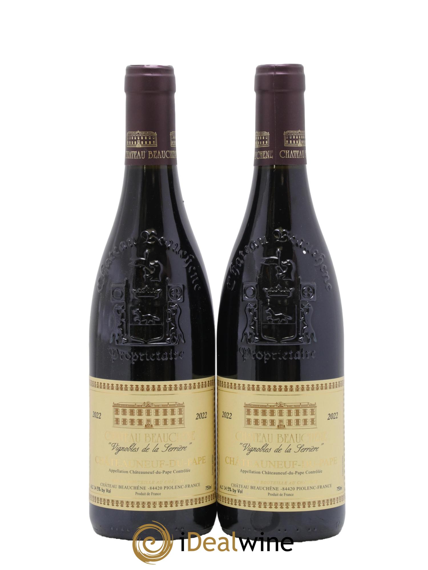 Châteauneuf-du-Pape Vignobles De La Serrière Château Beauchêne 2022 - Posten von 2 Flaschen - 0