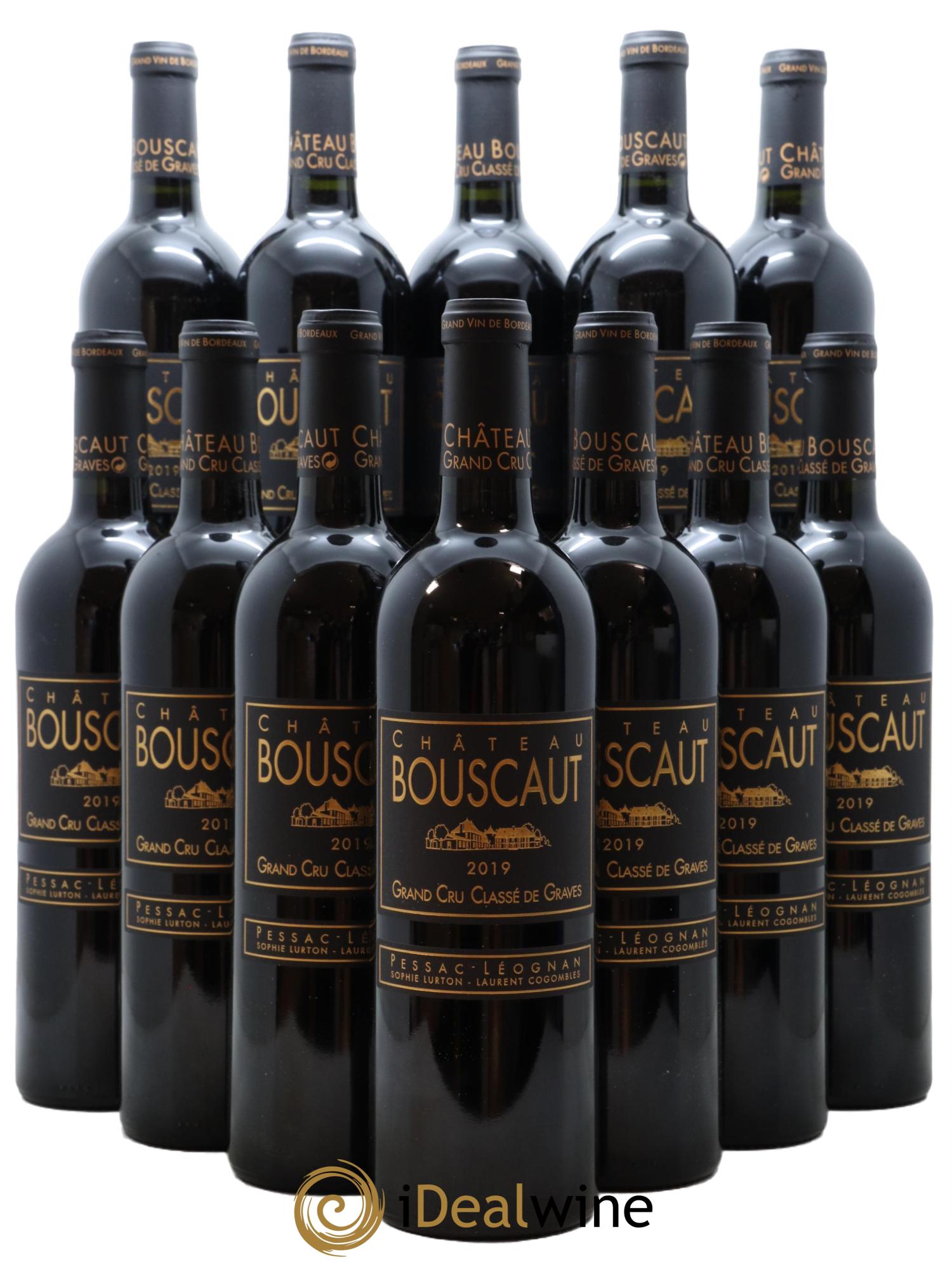 Château Bouscaut Cru Classé de Graves 2019 - Lot de 12 bouteilles - 0