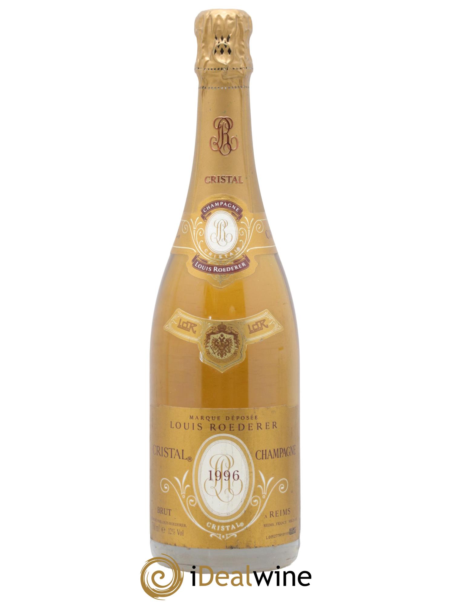Cristal Louis Roederer 1996 - Posten von 1 Flasche - 0