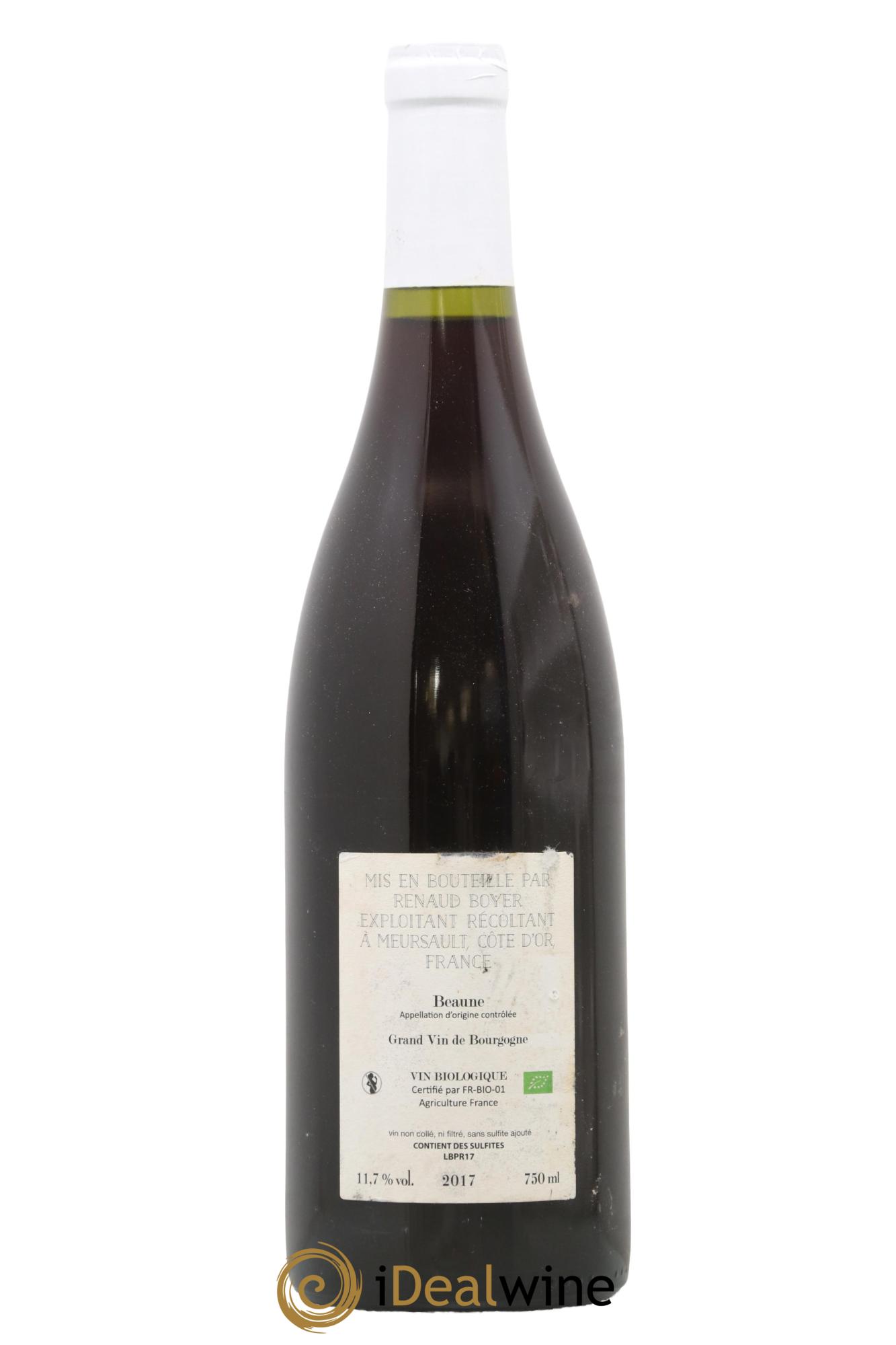 Beaune Les Prévolles Renaud Boyer 2017 - Lot of 1 bottle - 1