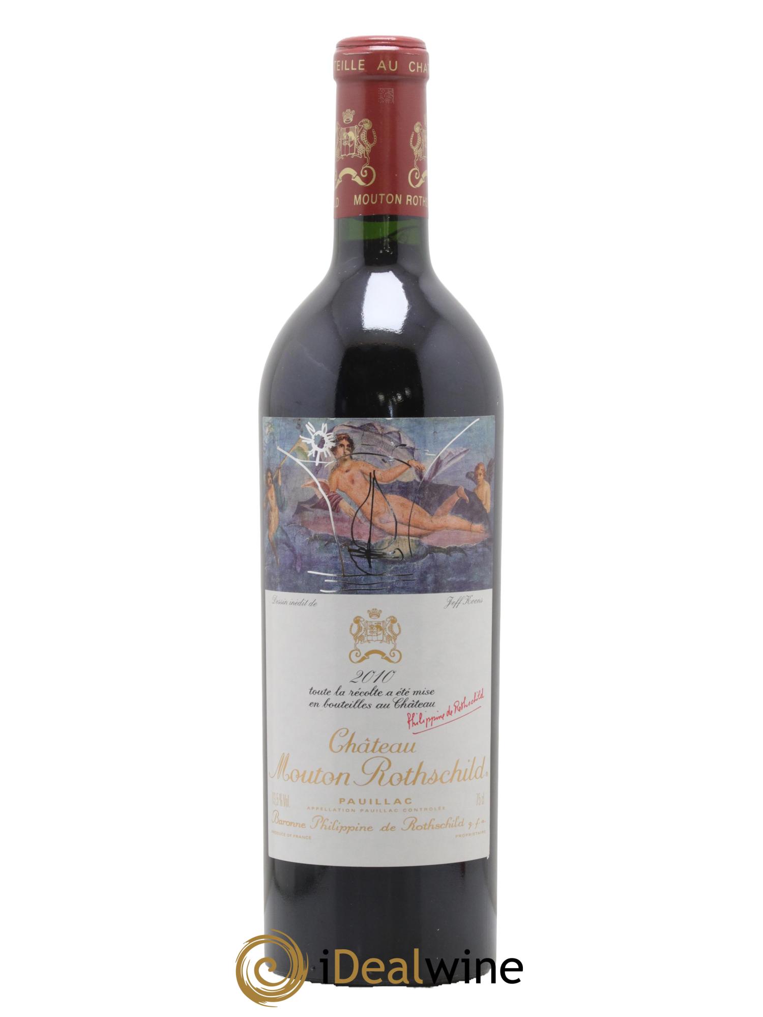 Château Mouton Rothschild 1er Grand Cru Classé 2010 - Lot de 1 bouteille - 0