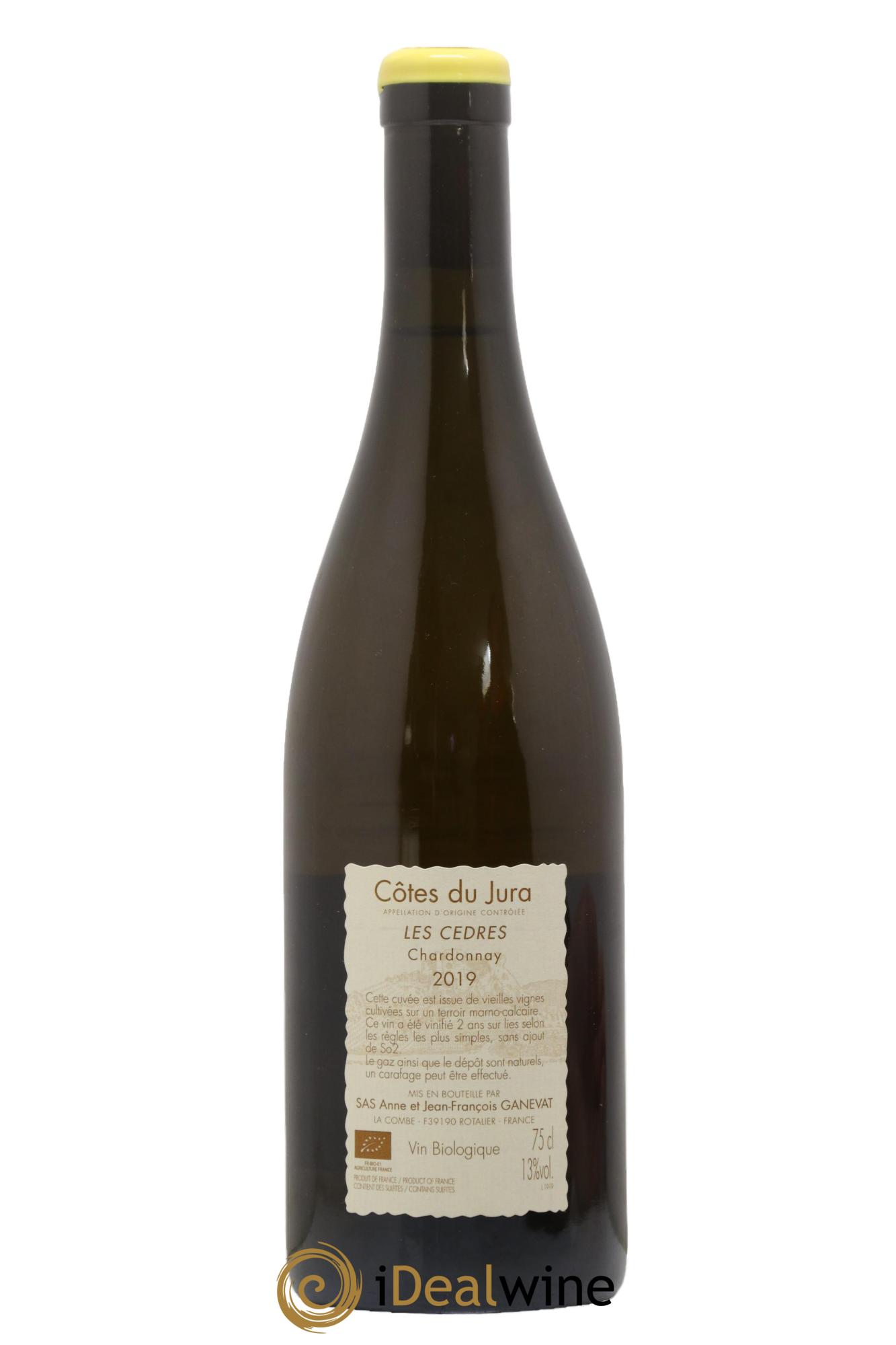 Vin de France (anciennement Côtes du Jura) Les Cèdres Anne et Jean François Ganevat 2019 - Lot de 1 bouteille - 1