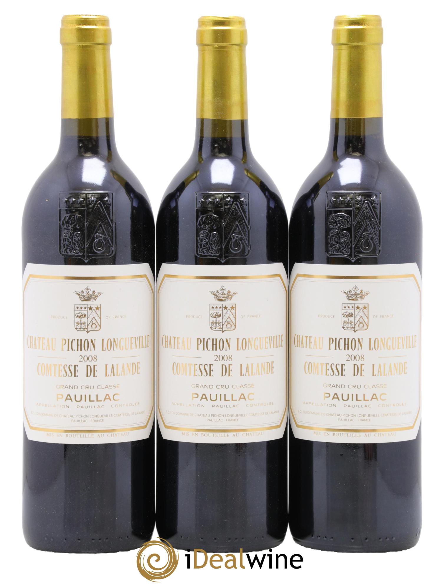 Château Pichon Longueville Comtesse de Lalande 2ème Grand Cru Classé 2008 - Lot of 12 bottles - 1
