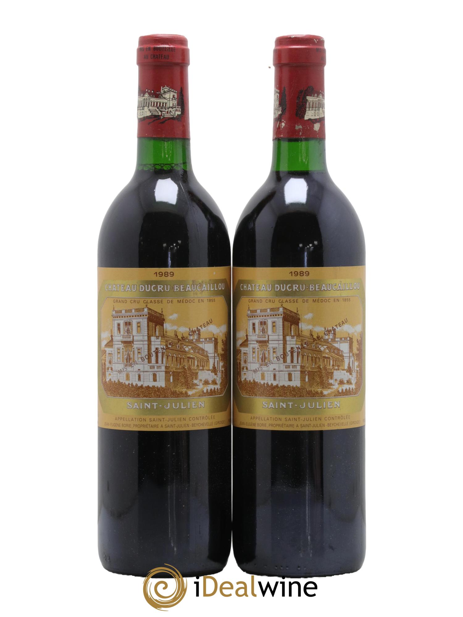Château Ducru Beaucaillou 2ème Grand Cru Classé 1989 - Lot de 2 bouteilles - 0