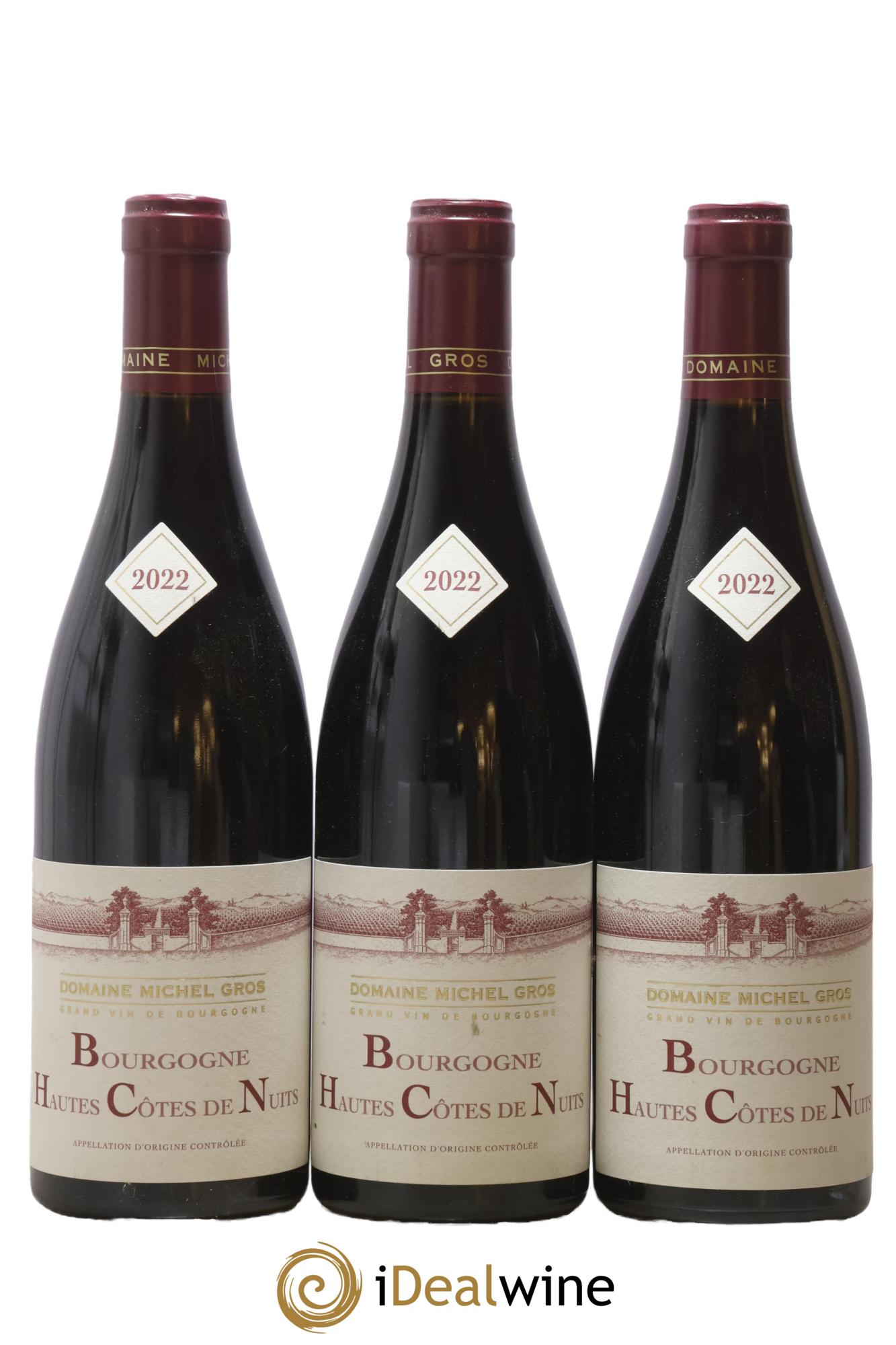 Hautes-Côtes de Nuits Michel Gros 2022 - Lot of 3 bottles - 0