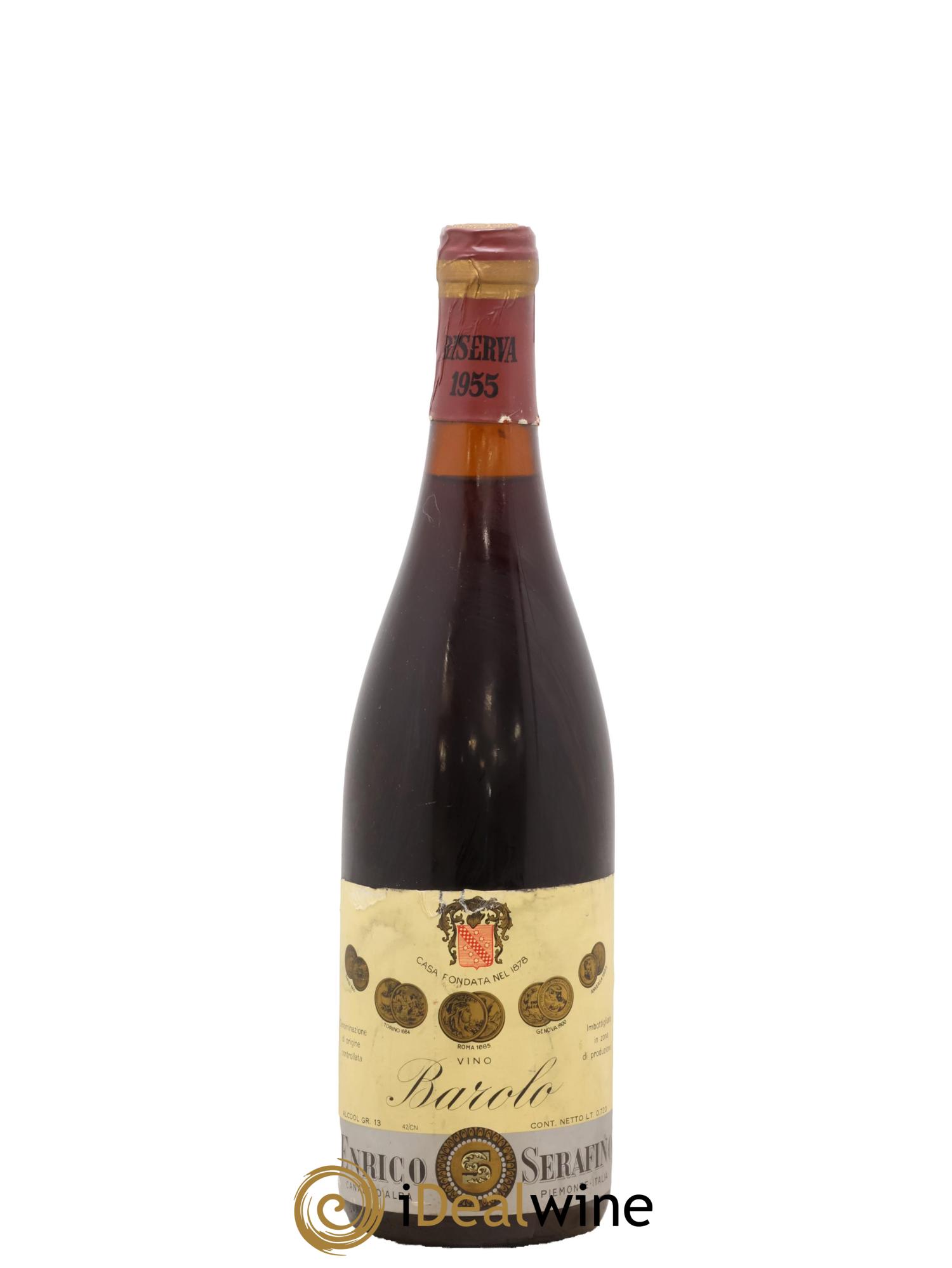 Barolo Riserva Enrico Serafino 1955 - Lot de 1 bouteille - 0