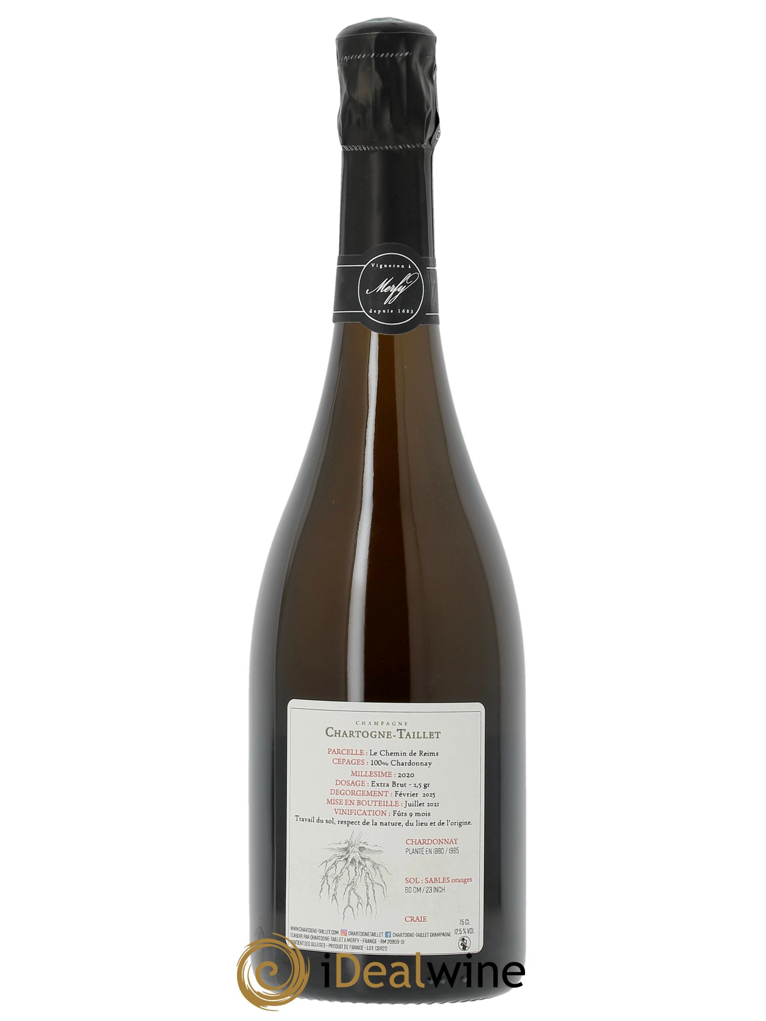 Chemins de Reims Chartogne-Taillet 2020 - Lotto di 1 bottiglia - 1