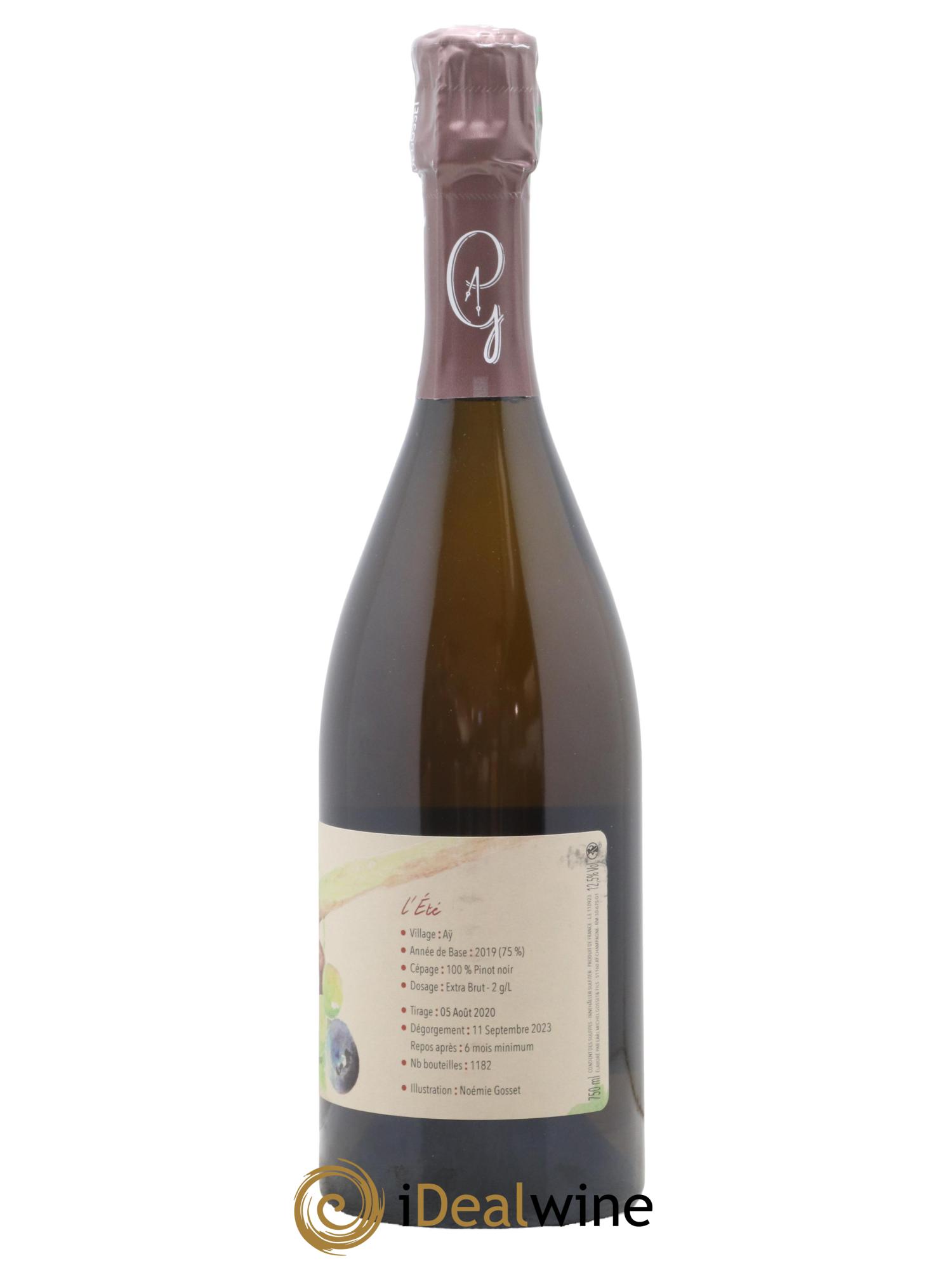 Au Fil du Temps l'Ete Paul Gosset - Lot de 1 bouteille - 1