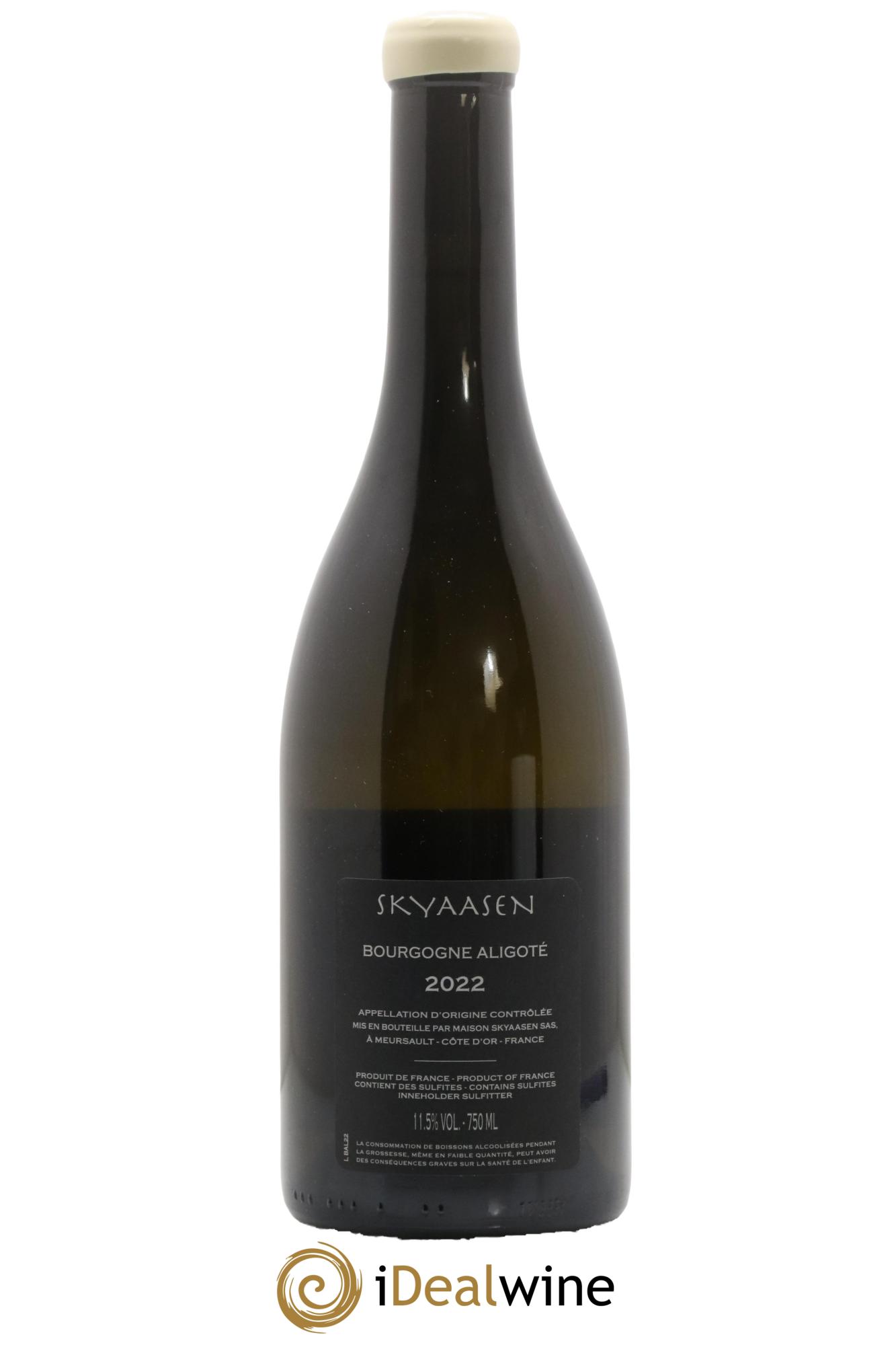 Bourgogne Aligote Skyaasen 2022 - Lot de 1 bouteille - 1