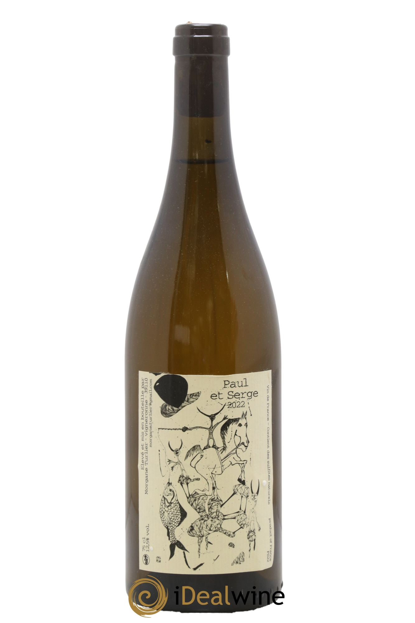 Vin de France Paul et Serge Morgane Turlier 2022 - Lot de 1 bouteille - 0
