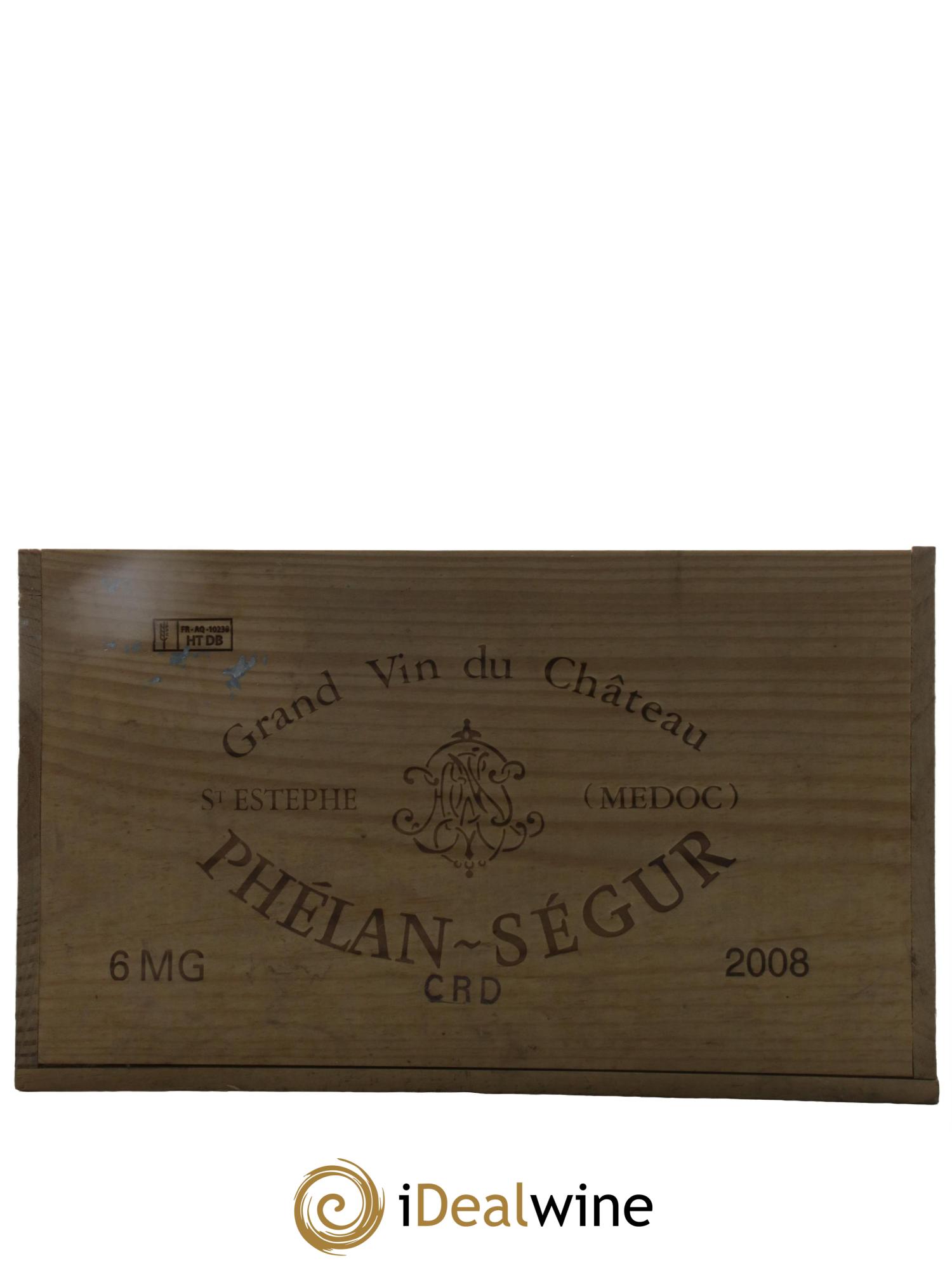 Château Phélan Ségur 2008 - Lot de 6 magnums - 1