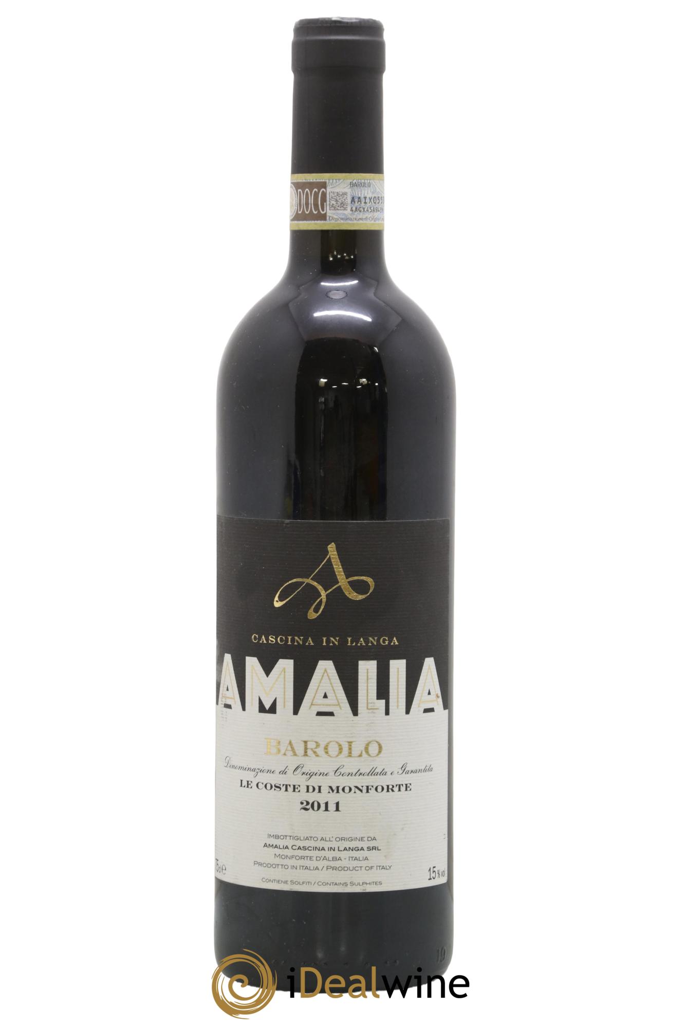 Barolo DOCG Amalia Le Coste Monforte 2011 - Lotto di 1 bottiglia - 0