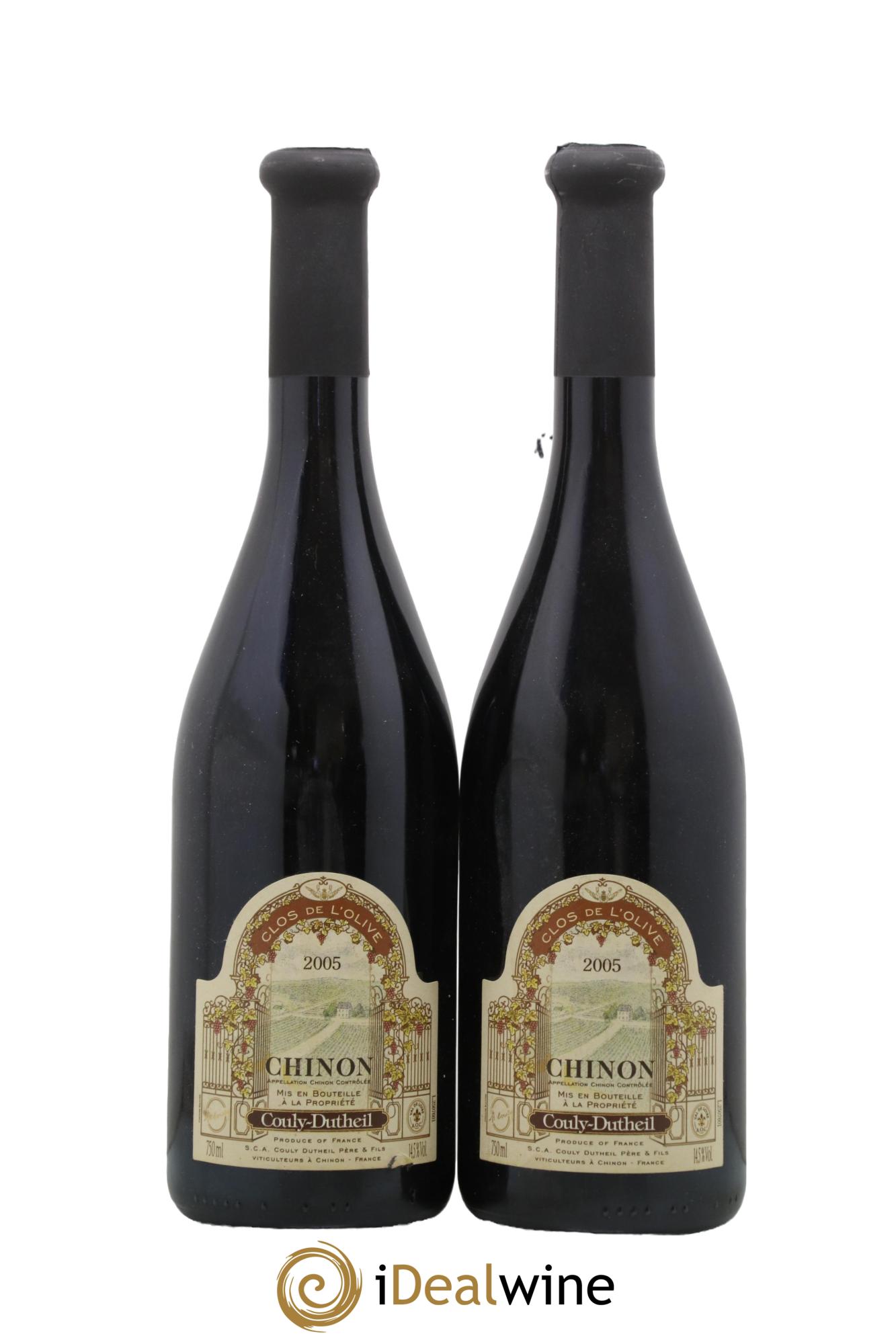 Chinon Clos de l'Olive Couly-Dutheil (Domaine) 2005 - Lot de 2 bouteilles - 0