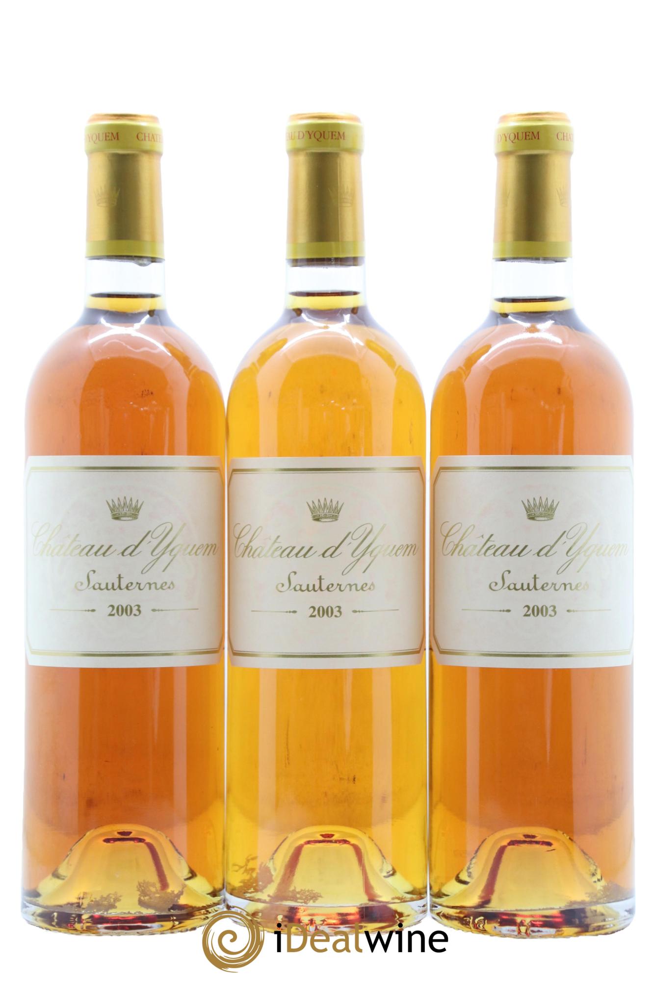 Château d' Yquem 1er Cru Classé Supérieur  2003 - Posten von 6 Flaschen - 4