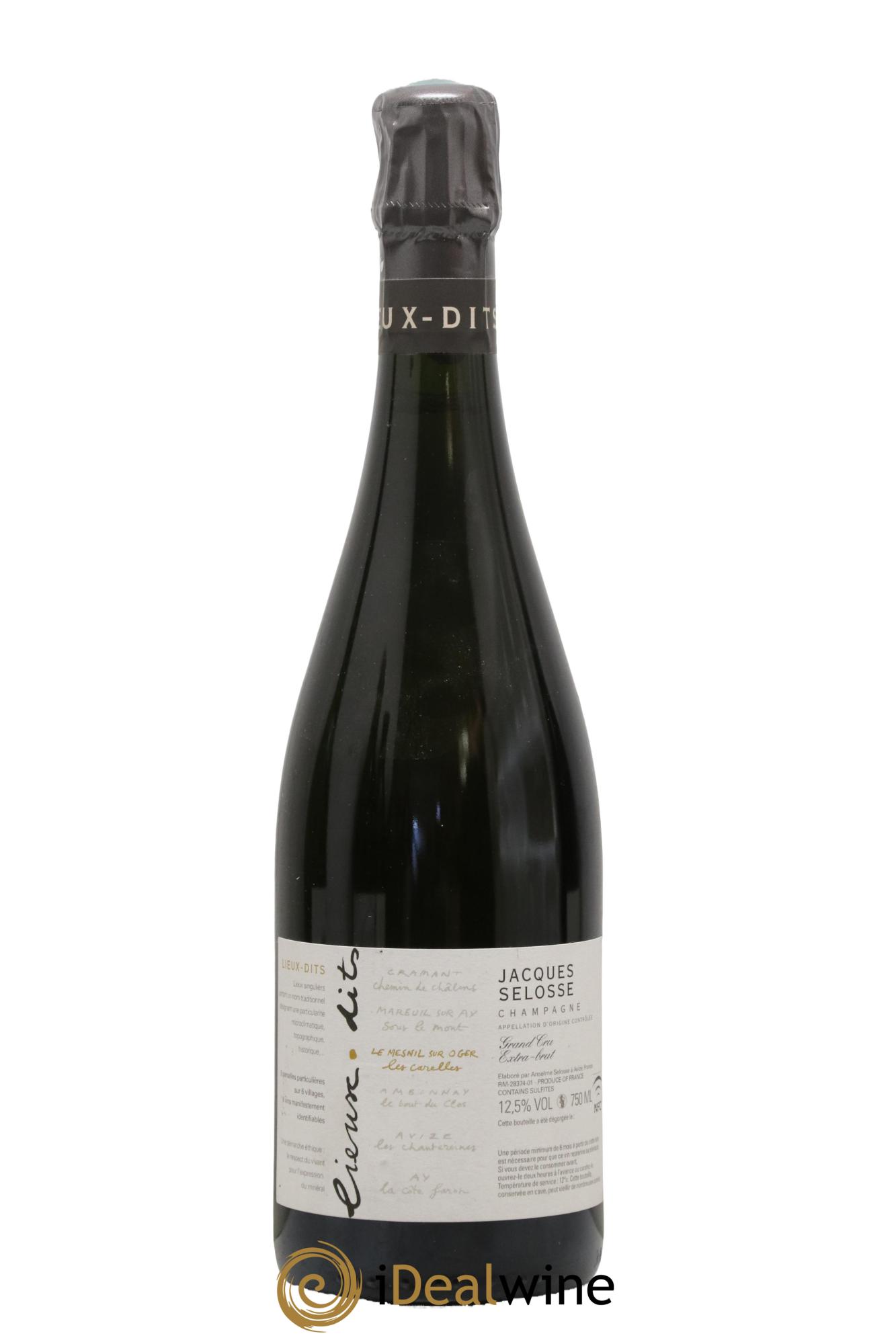Les Carelles Blanc de Blancs Jacques Selosse - Lot de 1 bouteille - 0