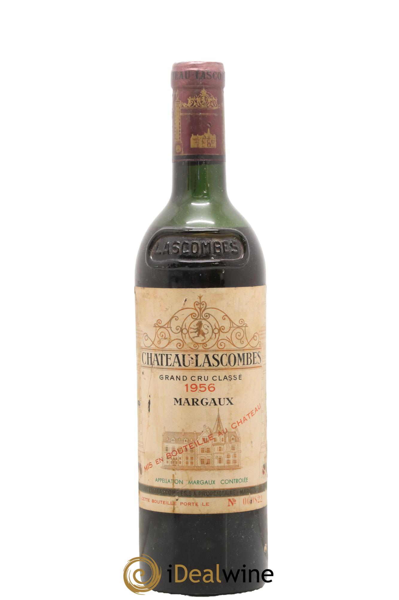 Château Lascombes 2ème Grand Cru Classé 1956 - Lot de 1 bouteille - 0