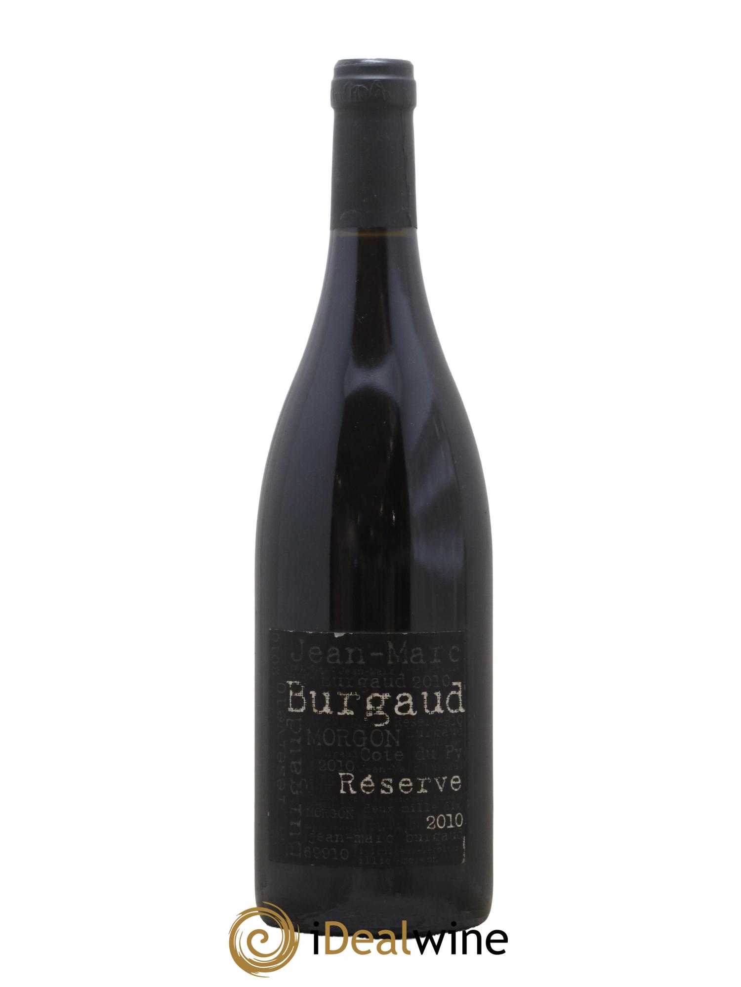 Morgon Côte du Py Réserve Jean-Marc Burgaud (Domaine) 2010 - Lot de 1 bouteille - 0