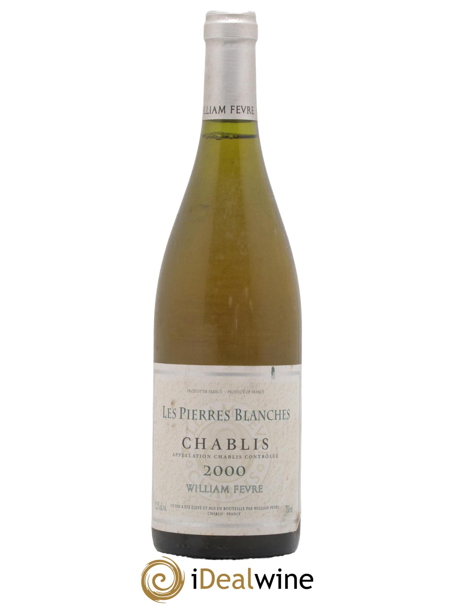 Chablis Les Pierres Blanches Domaine William Fevre 2000 - Lot de 1 bouteille - 0