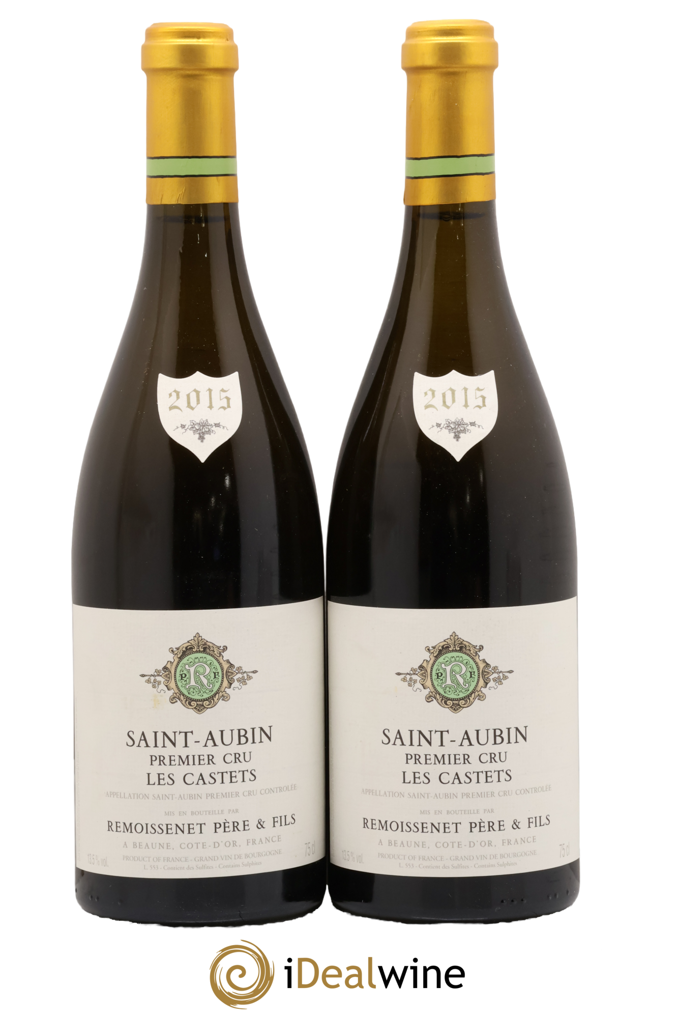 Saint-Aubin 1er Cru Les Castets Remoissenet Père et Fils 2015 - Lot de 2 bouteilles - 0