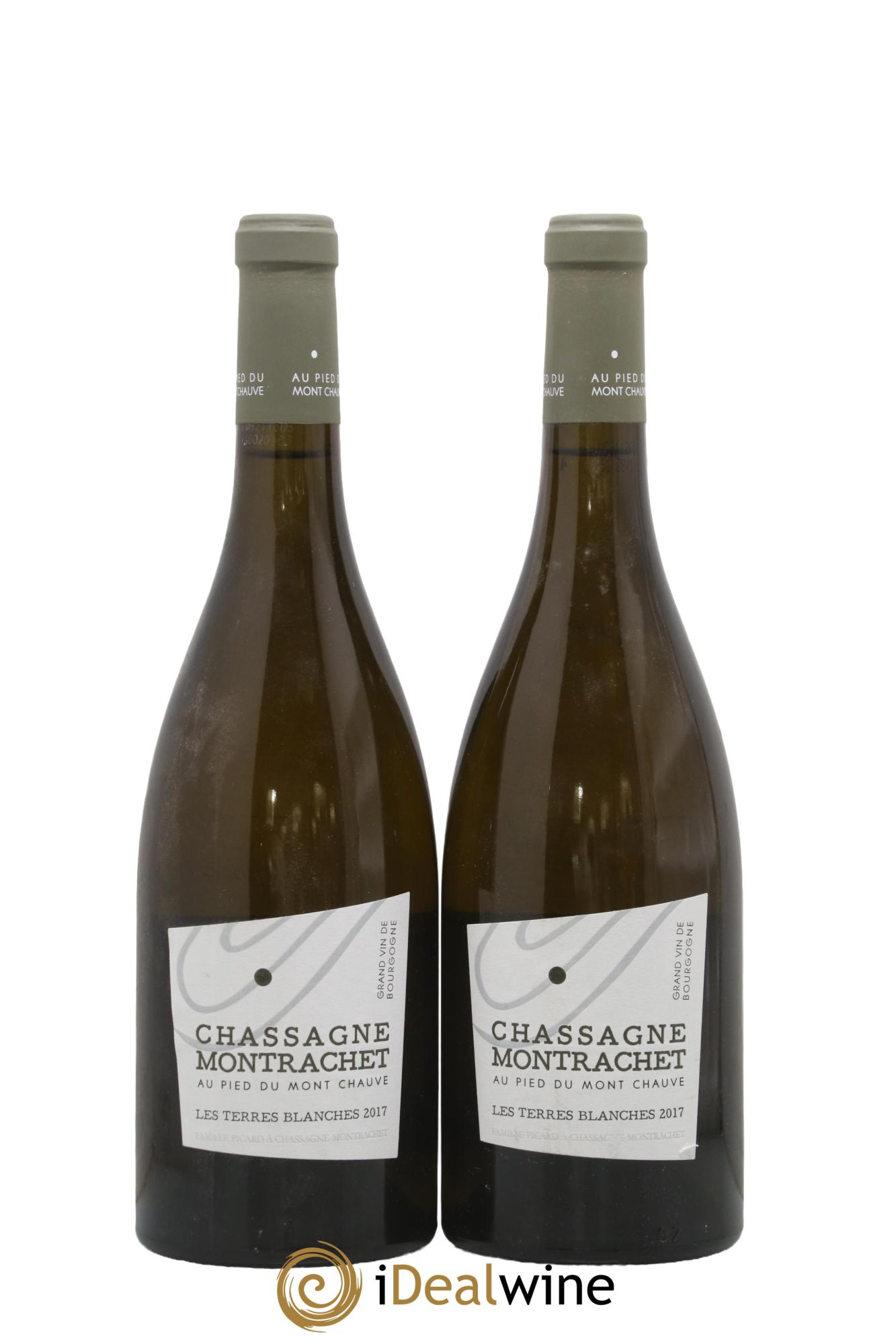 Chassagne-Montrachet Au Pied Du Mont Chauve Les Terres Blanches 2017 - Posten von 2 Flaschen - 0